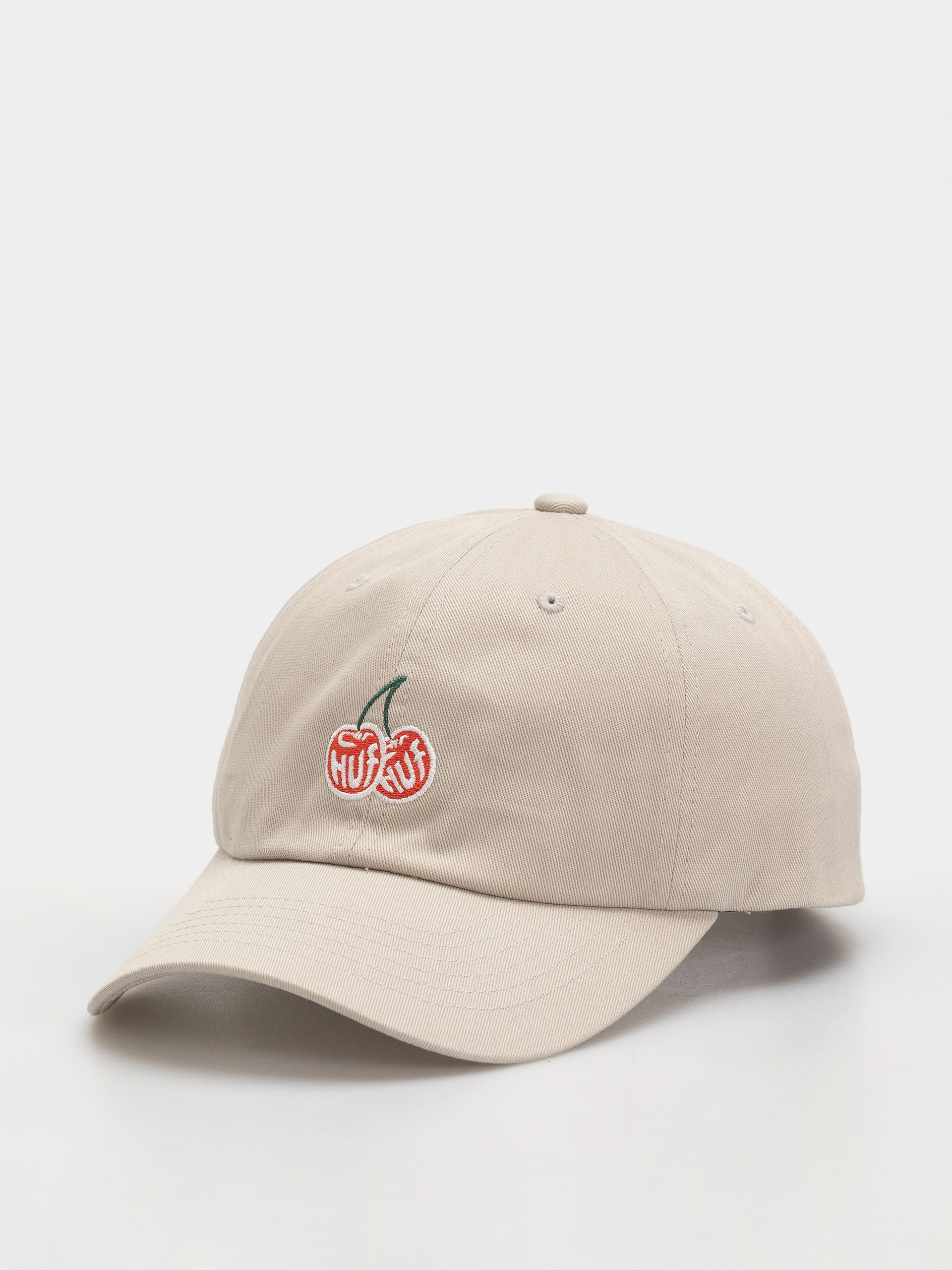Kšiltovka  HUF Cherries 6 Panel (khaki)