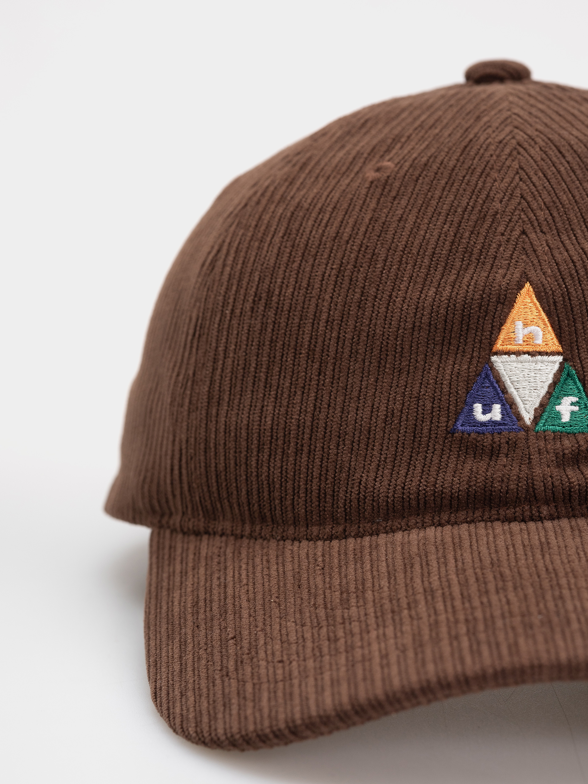 Kšiltovka  HUF Prism Tt Cord 6 Panel (dark brown)