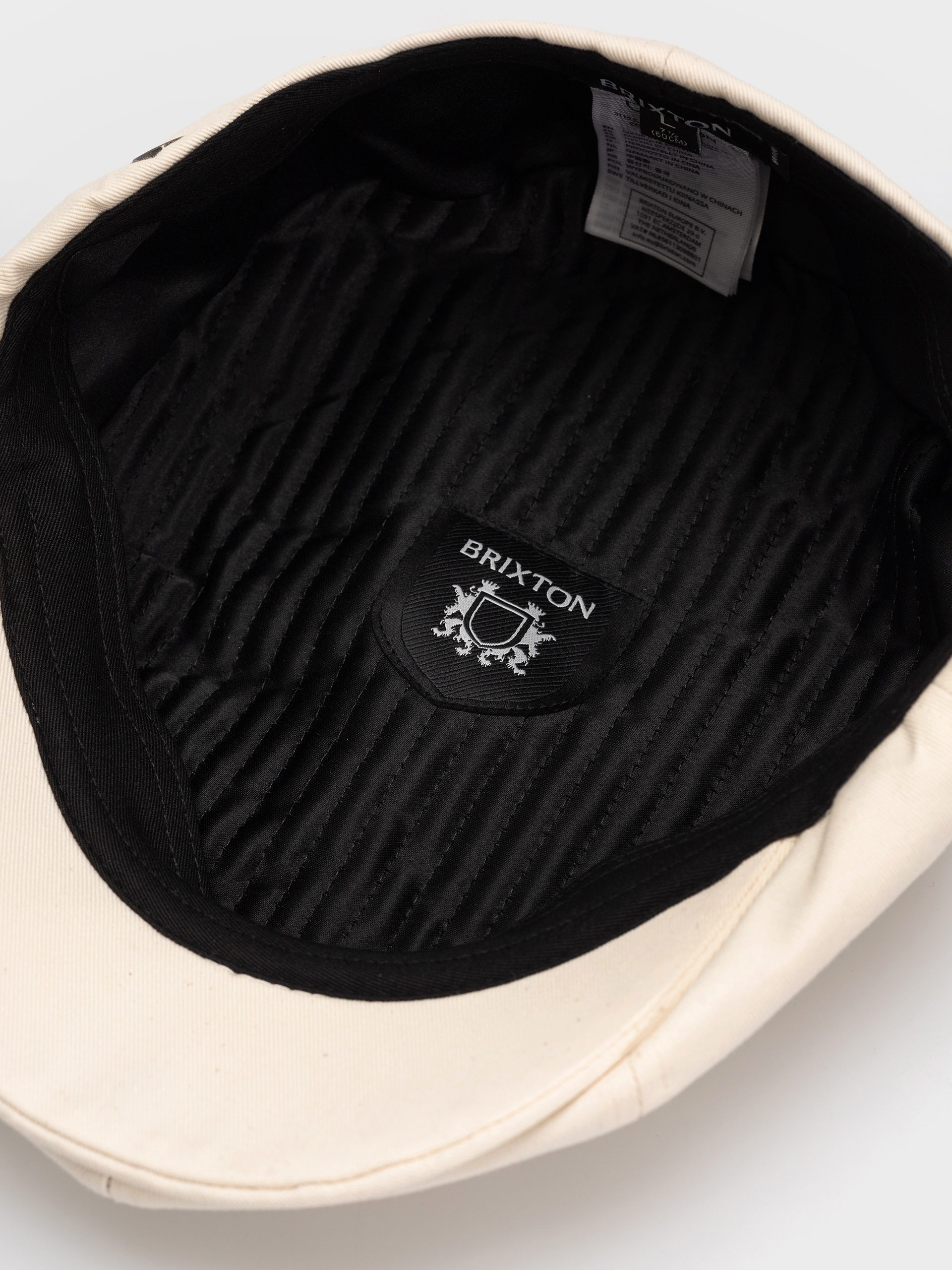 Klobouk s kšiltem Brixton Brood Snap Cap (egret white)