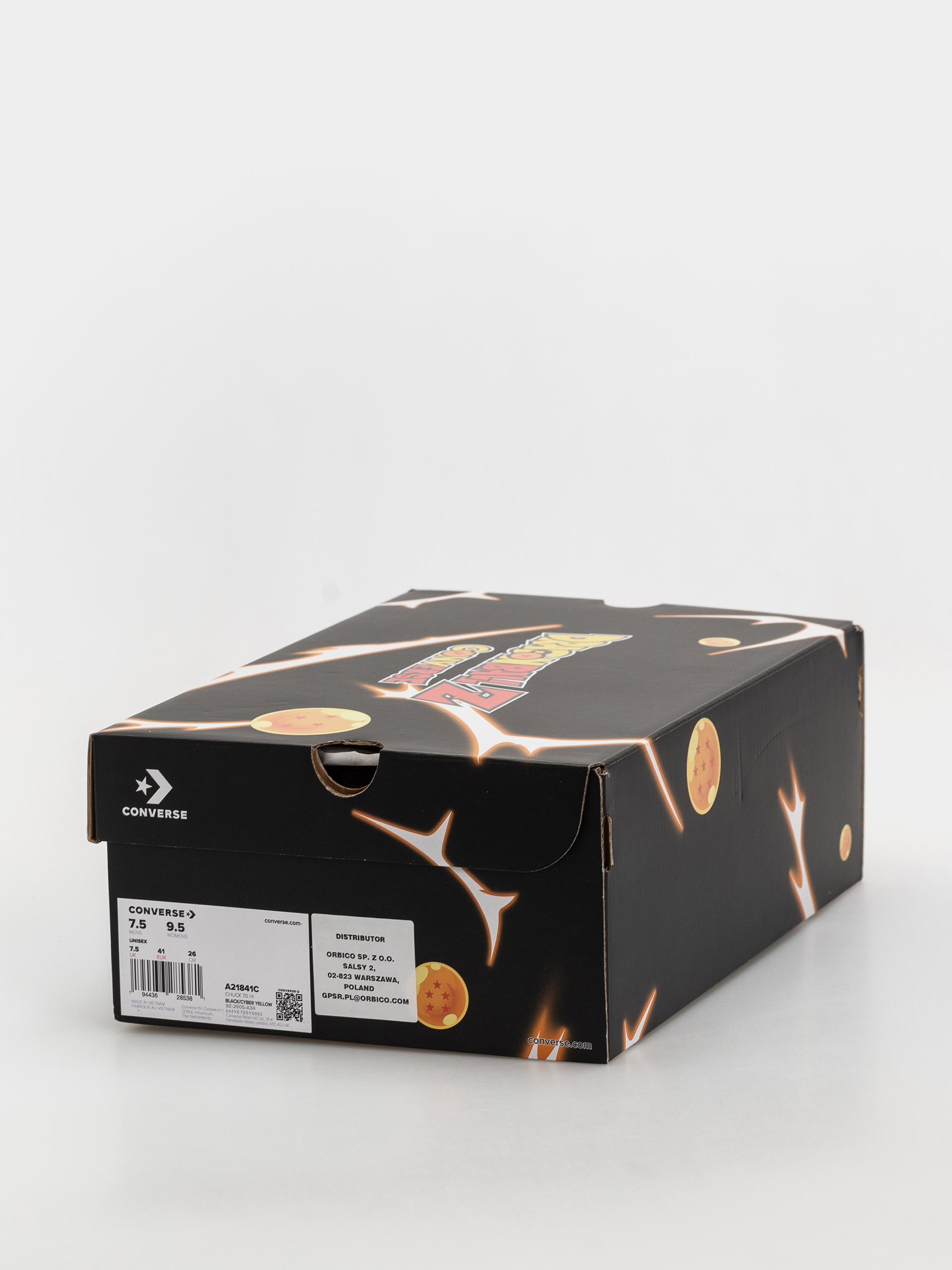 Tenisky Converse X Dragon Ball Z Chuck 70 Hi (black/cyber yellow/flame orange)