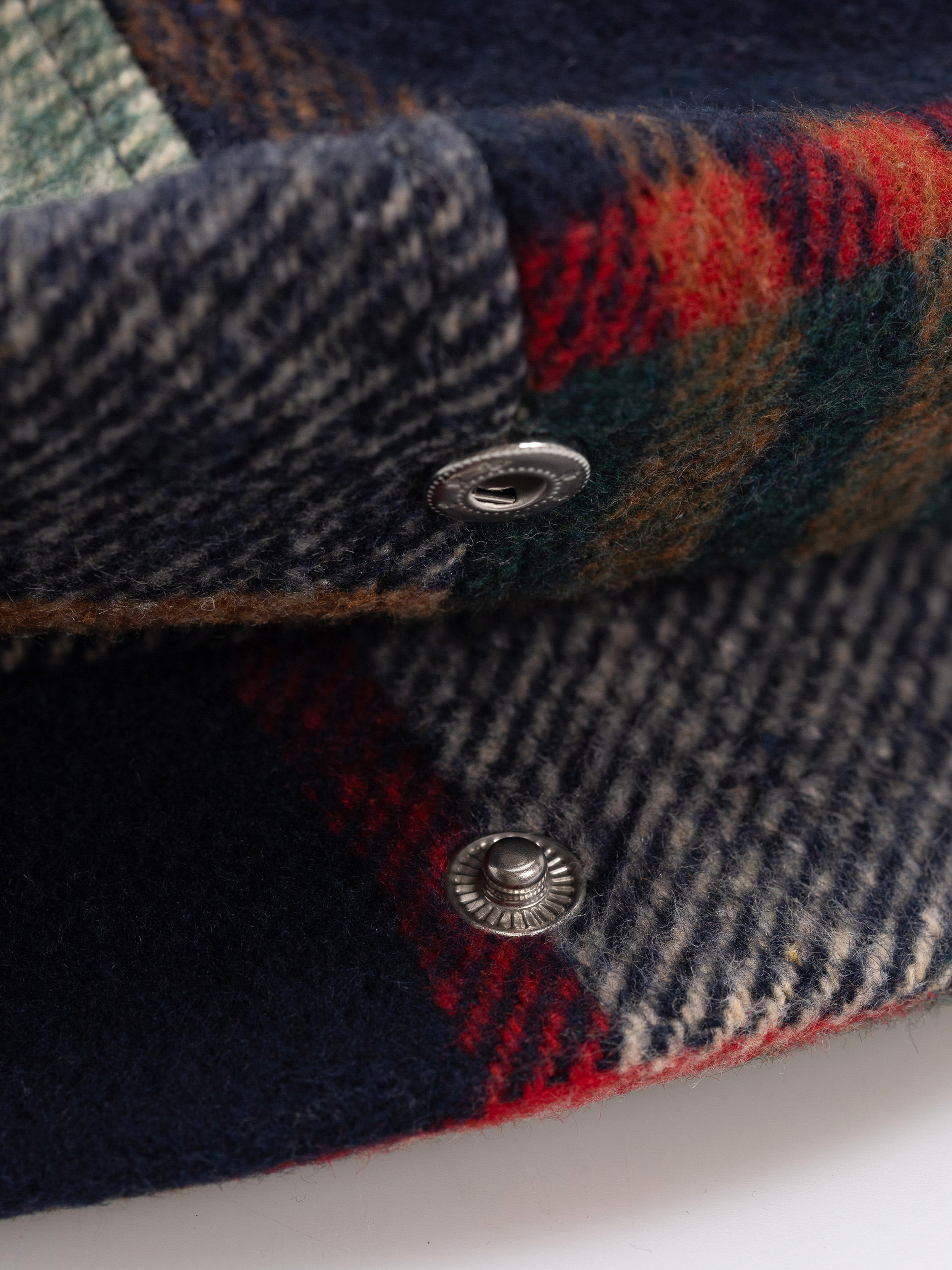 Klobouk s kšiltem Brixton Brood Snap Cap (navy/green/red/cream)