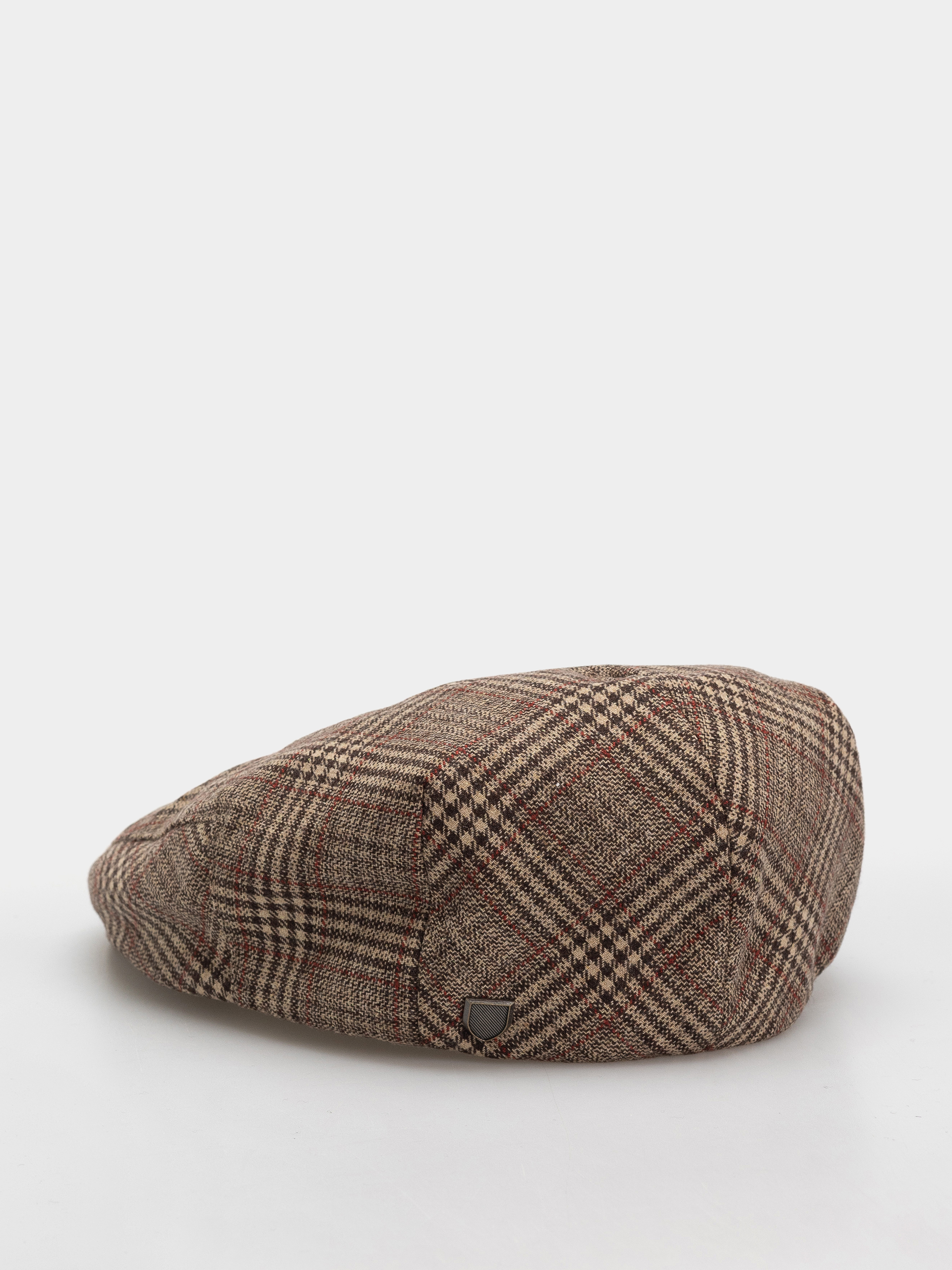 Klobouk s kšiltem Brixton Hooligan Snap Cap (brown/tan/red plaid)