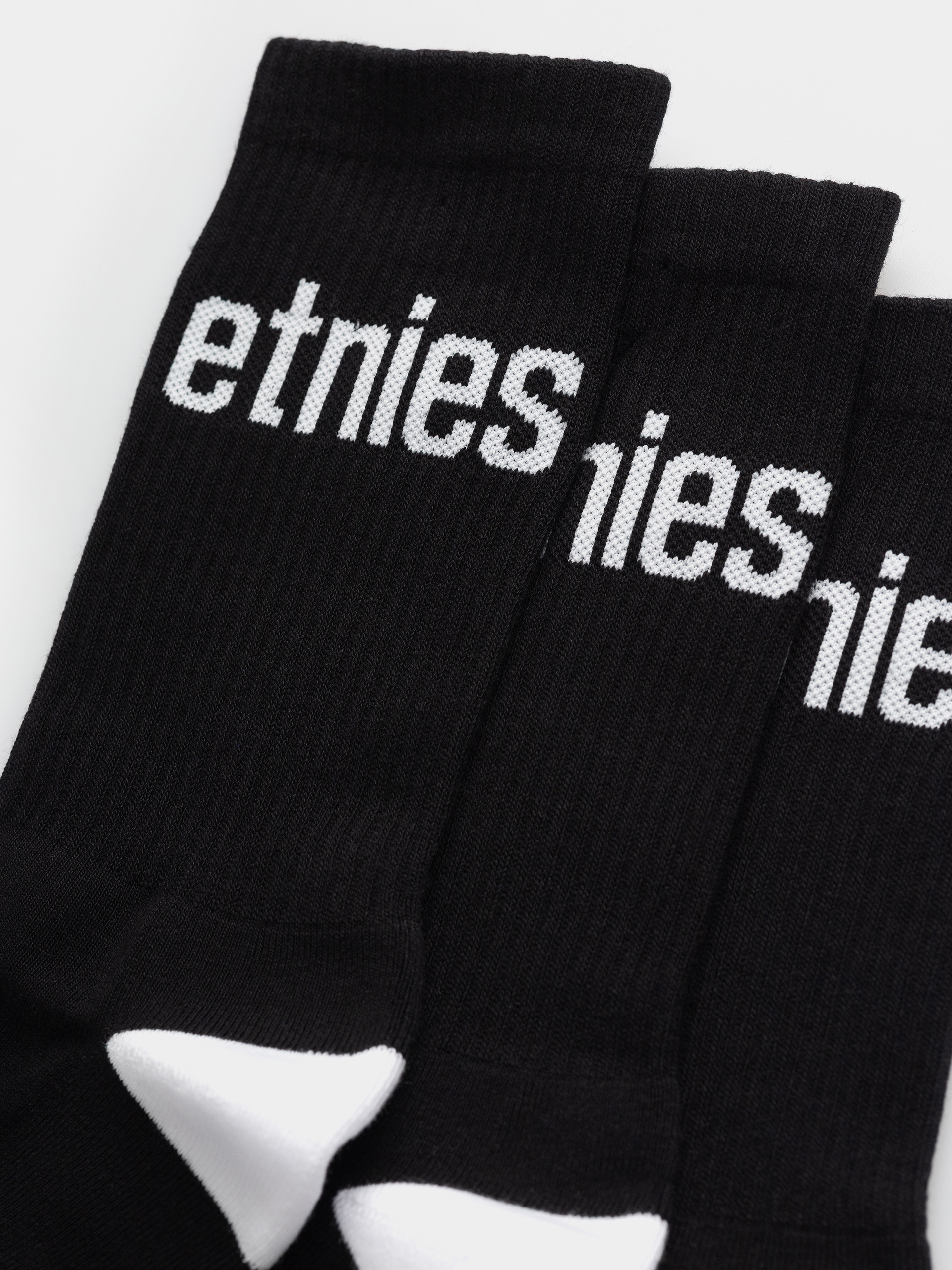 Ponožky Etnies Wordmark Sock 3 Pack (black)
