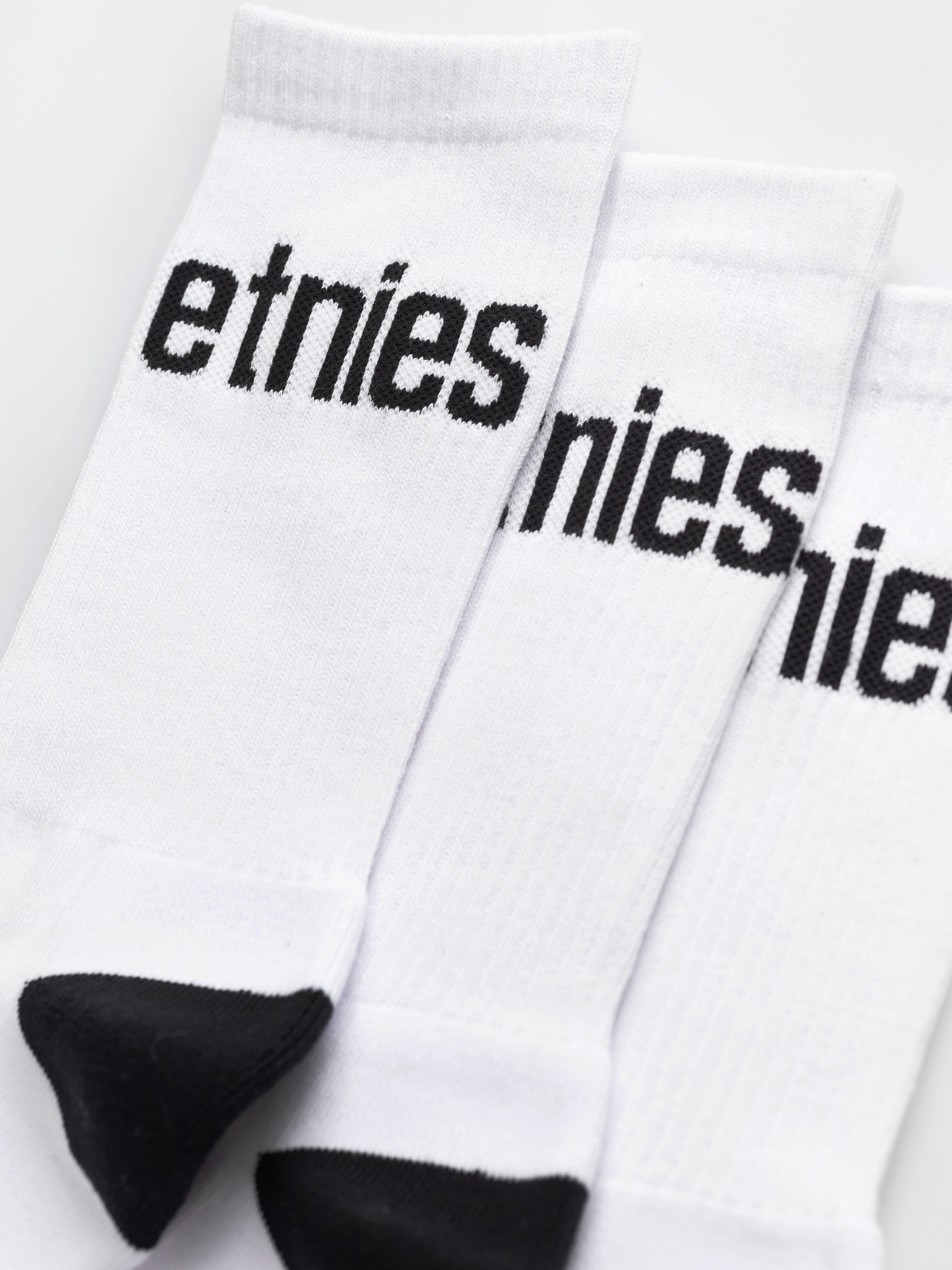 Ponožky Etnies Wordmark Sock 3 Pack (white)