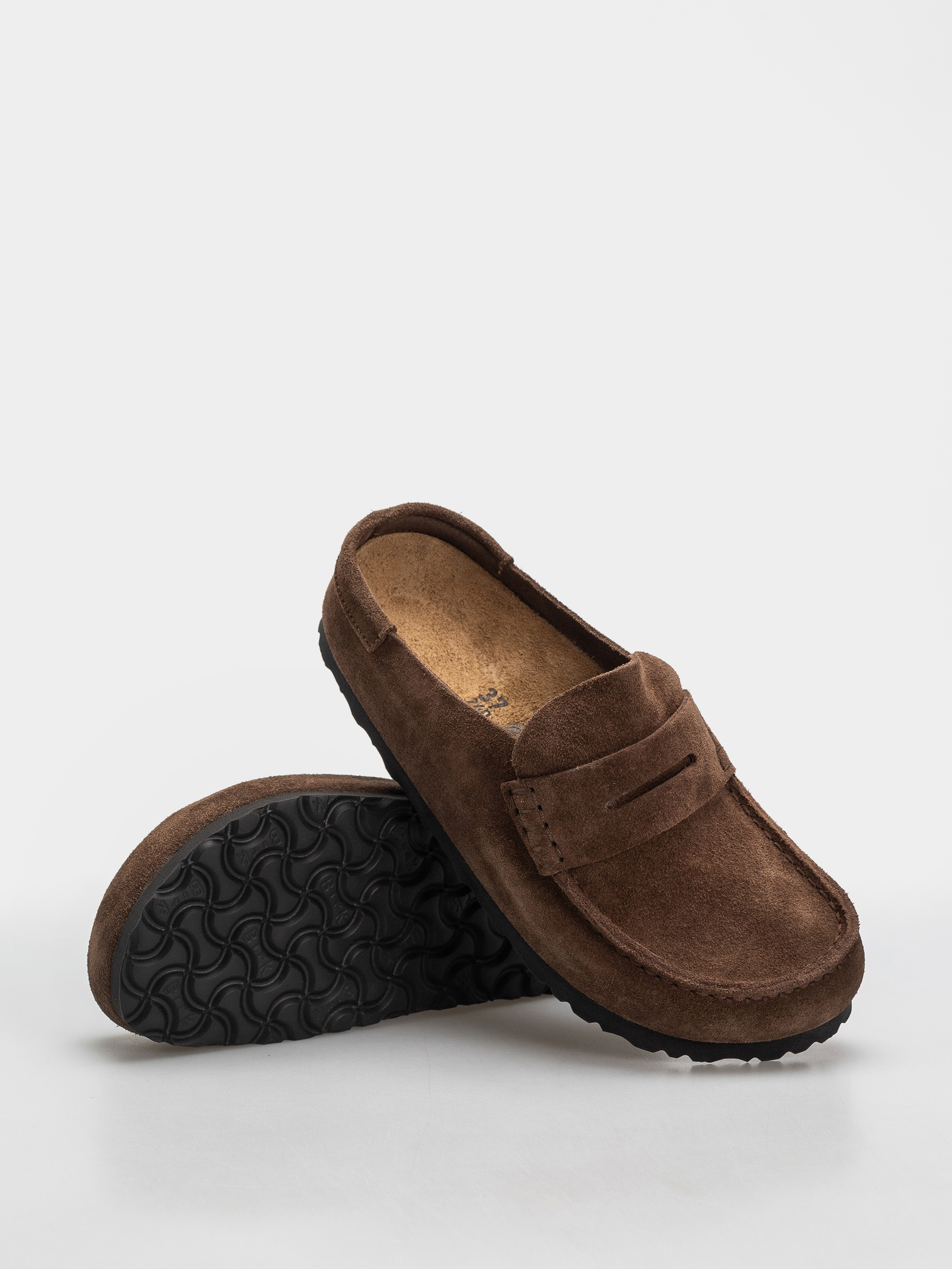 Plážovky Birkenstock Naples Wrapped Suede Leather Narrow (carafe)