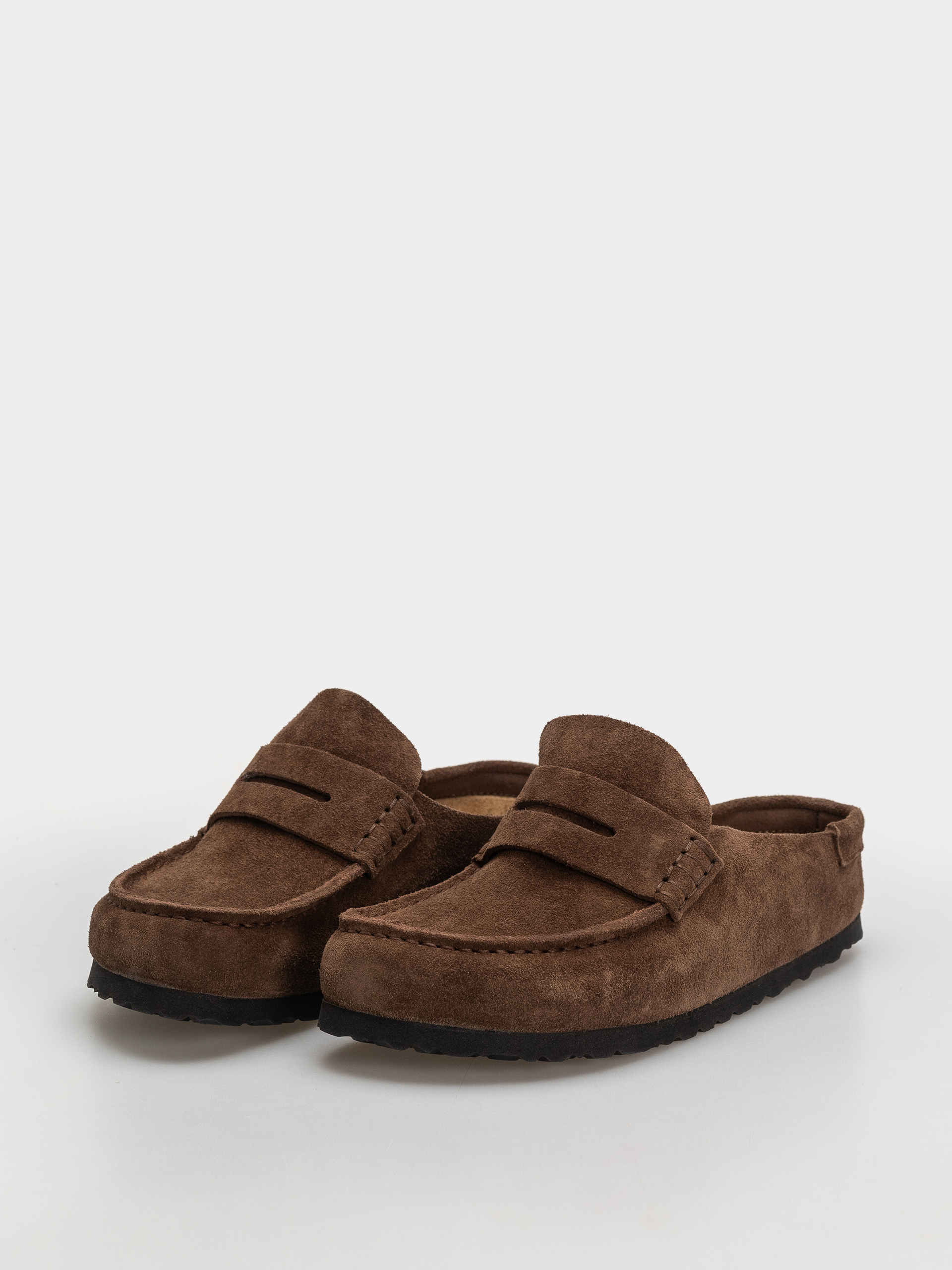 Plážovky Birkenstock Naples Wrapped Suede Leather Narrow (carafe)
