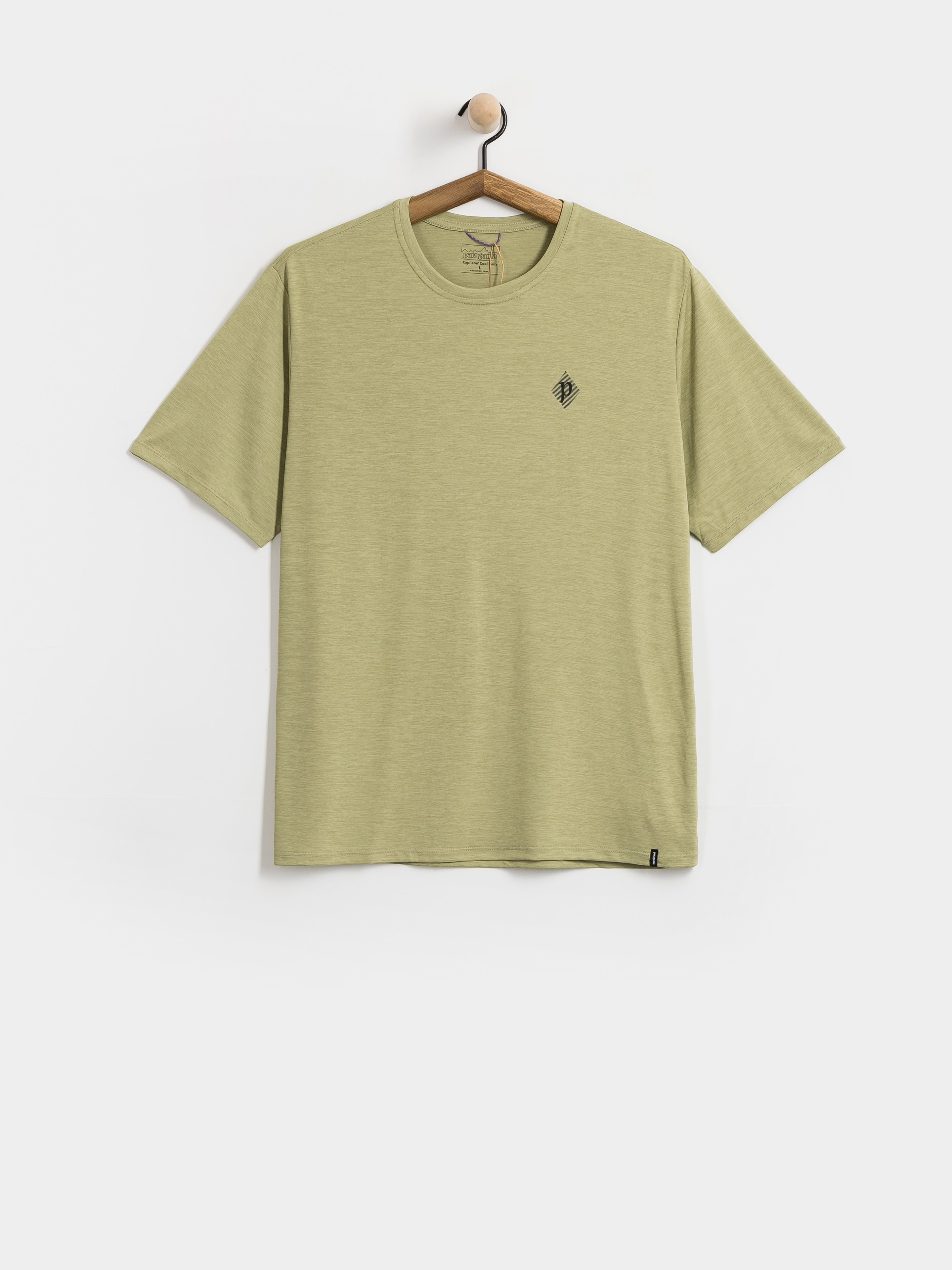 Tričko Patagonia Cap Cool Daily Hut Tripper (gumtree green light gumtree green x dye)