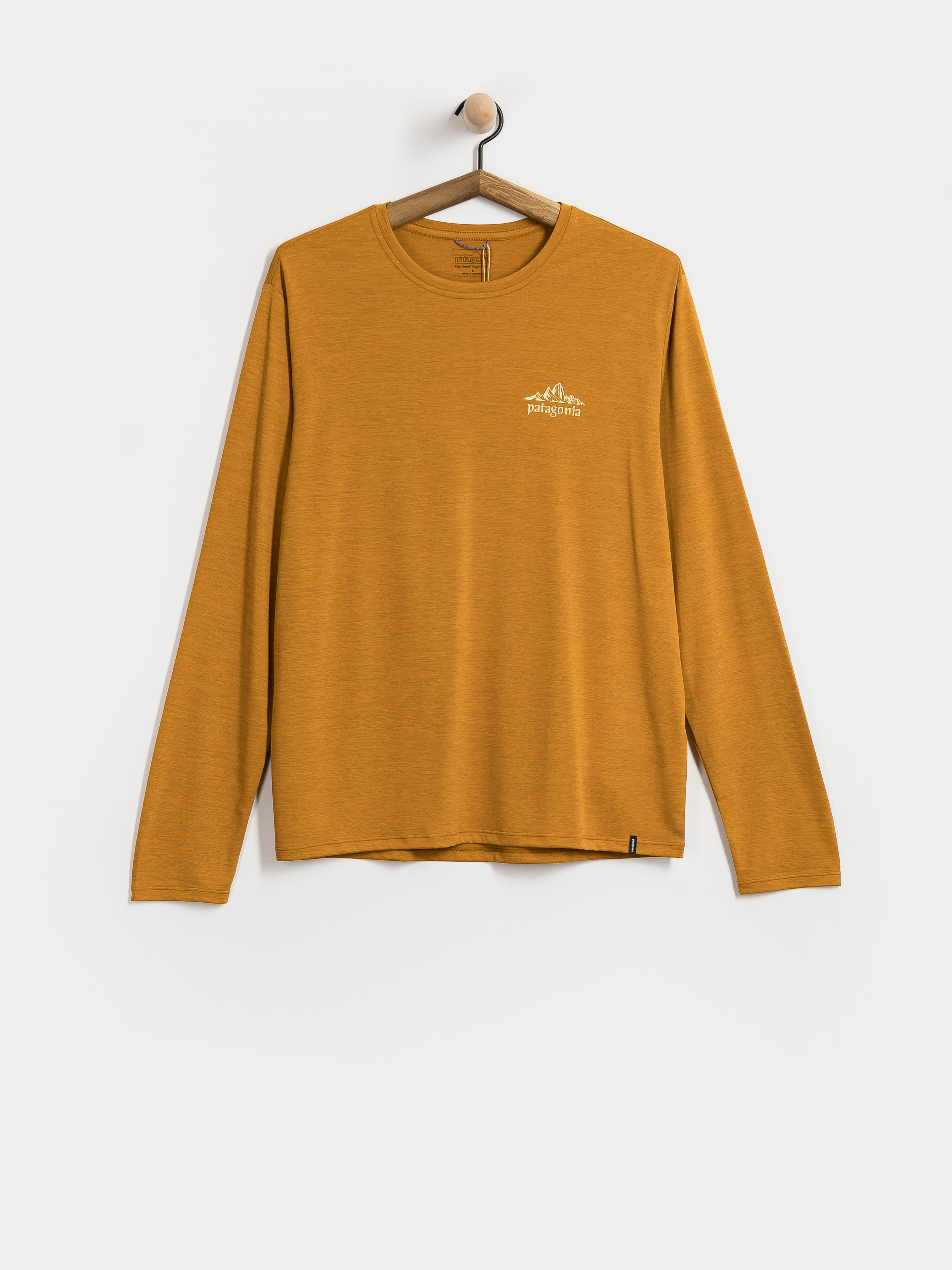 Triko Patagonia Cap Cool Daily Cloud Crag (cinnamon brown dark cinnamon brown x dye)