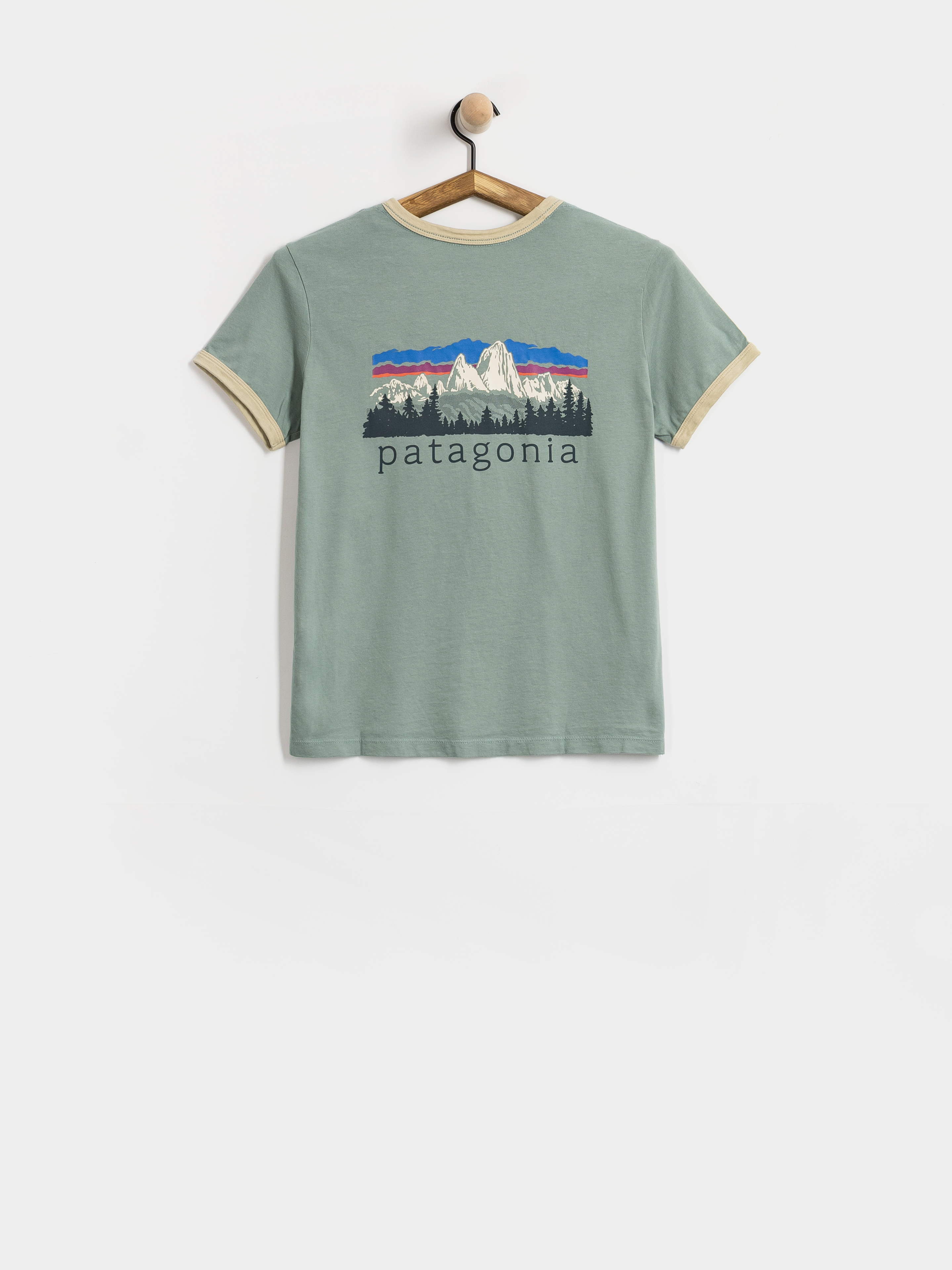Triu010dko Patagonia Fitz Roy Foothills Ringer Wmn (cover green)