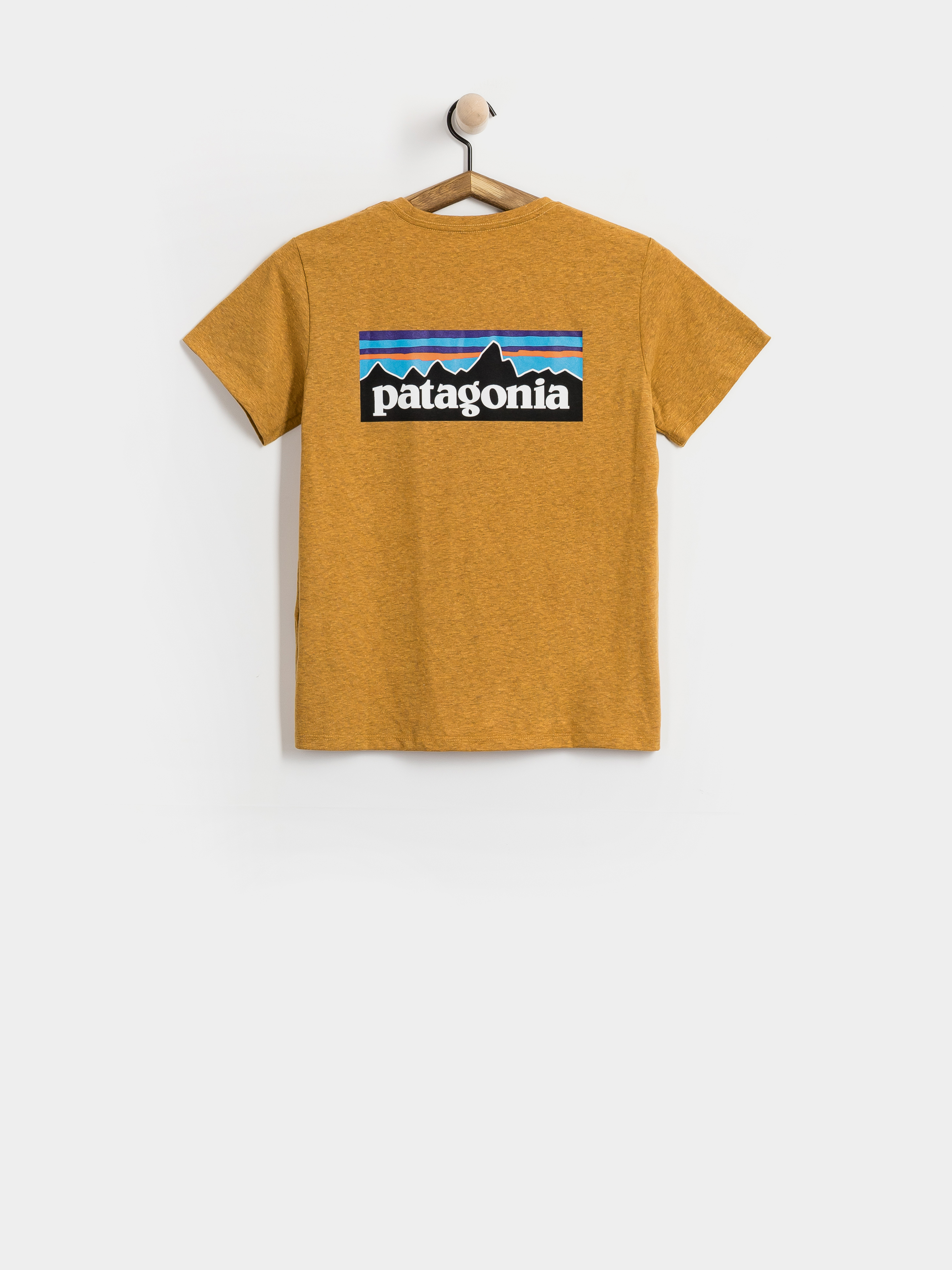 Tričko Patagonia P 6 Logo Responsibili Wmn (dried mango)
