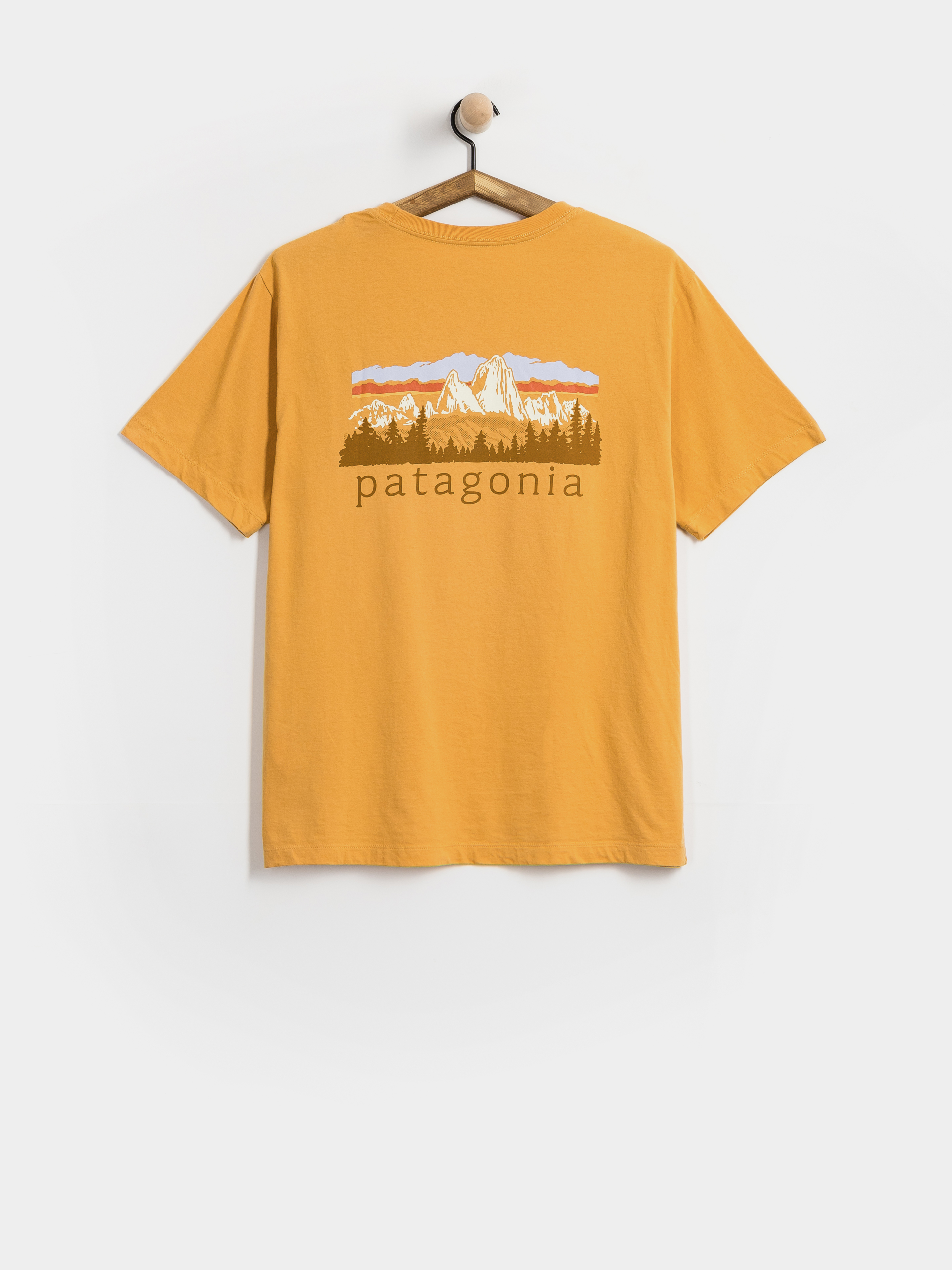 Tričko Patagonia Fitz Roy Foothills (dried mango)
