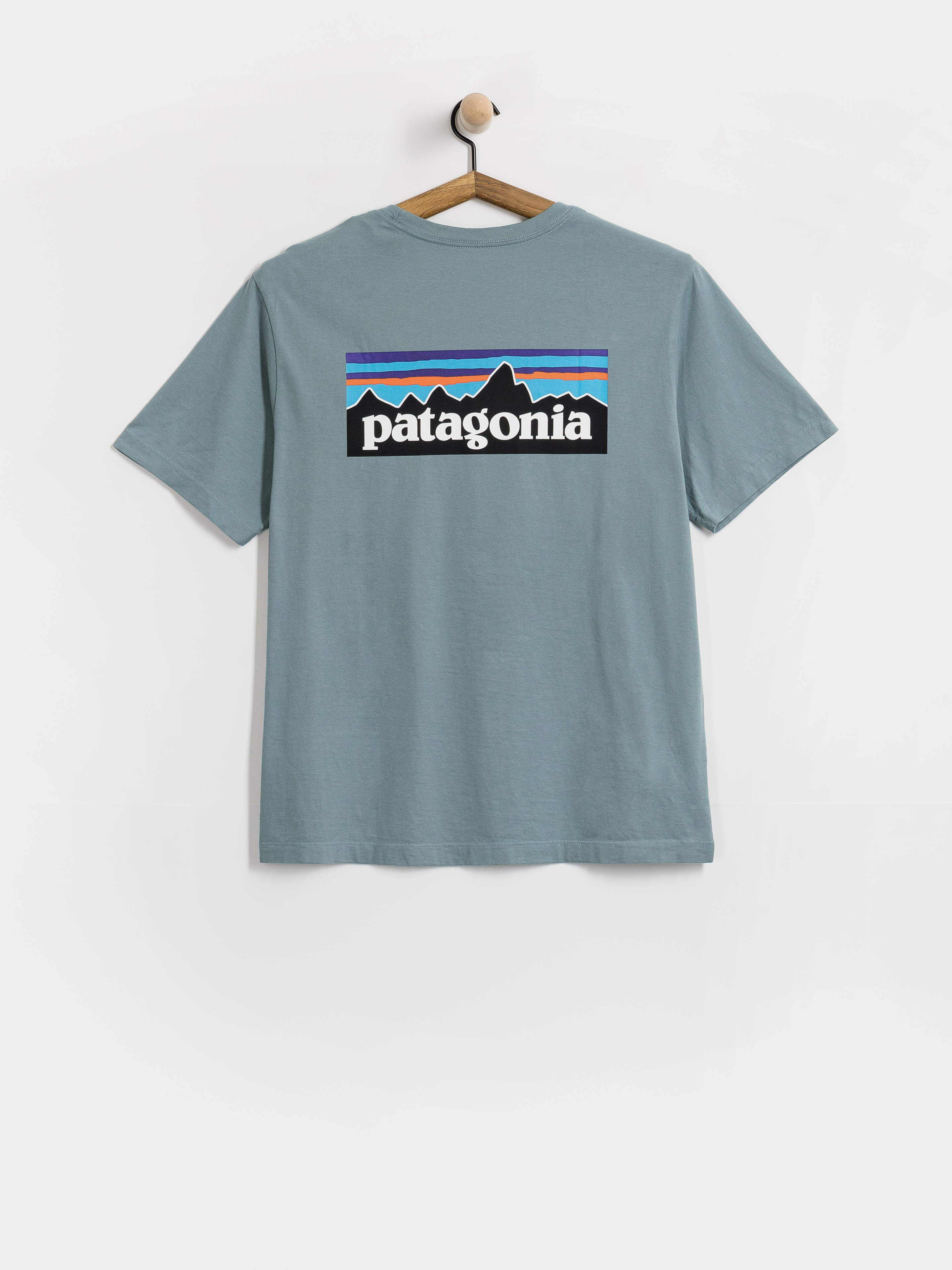 Tričko Patagonia P 6 Logo (blue sage)