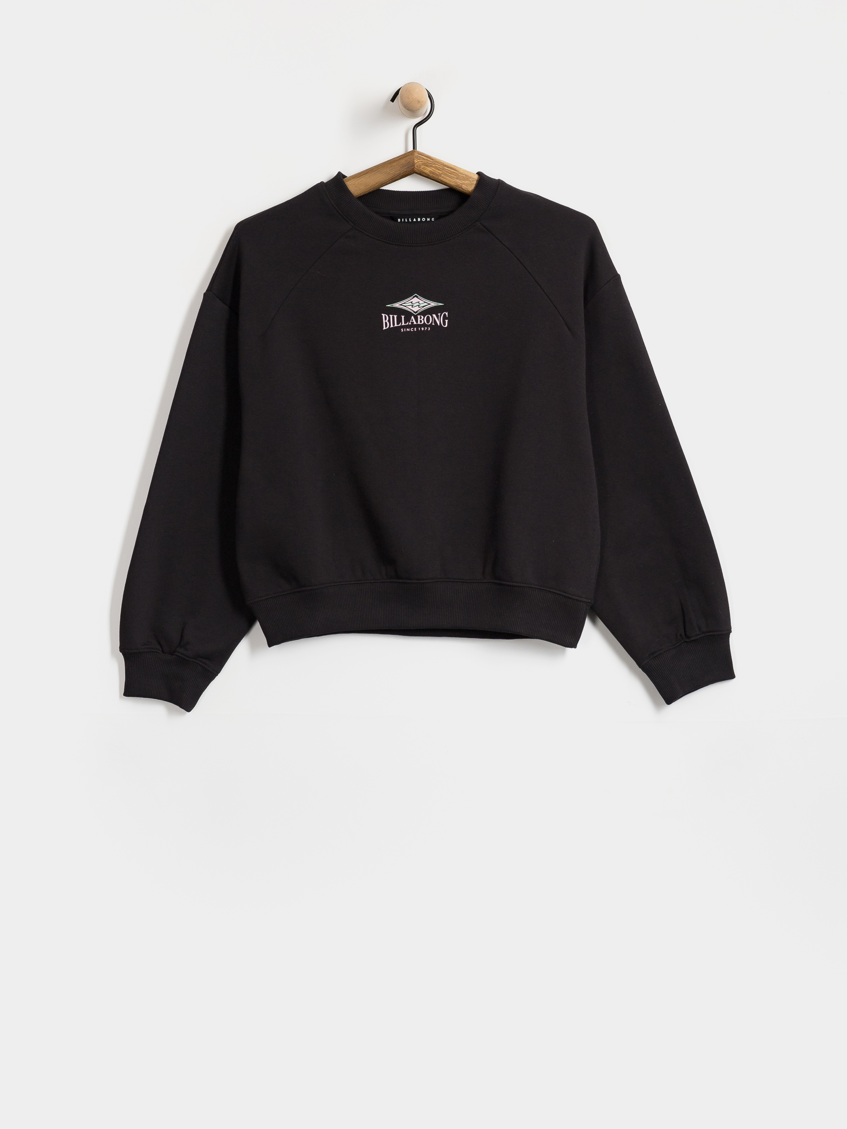 Mikina Billabong Heritage Crew Wmn (black pebble)