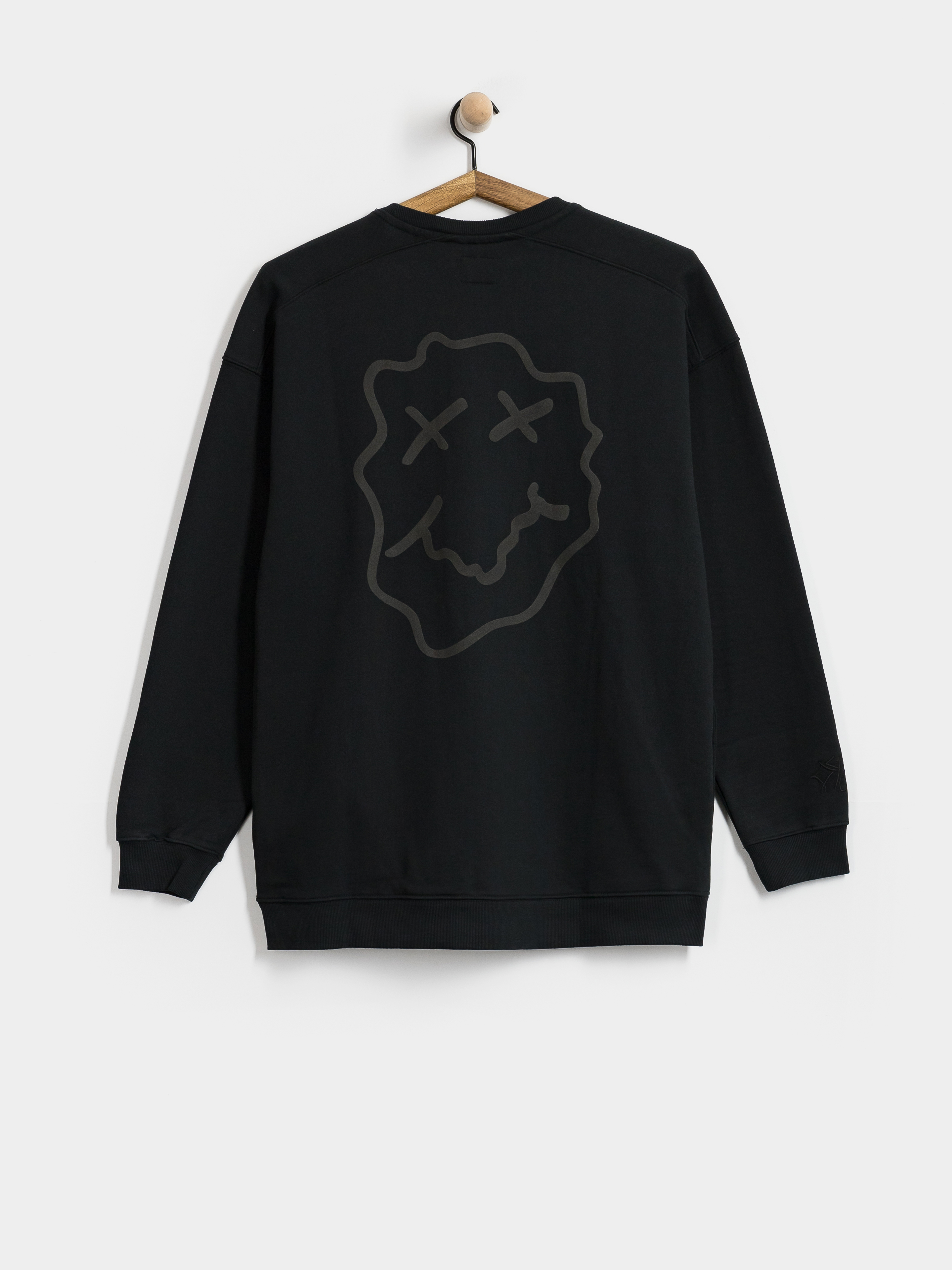 Mikina Hurley Smile Crew (black)