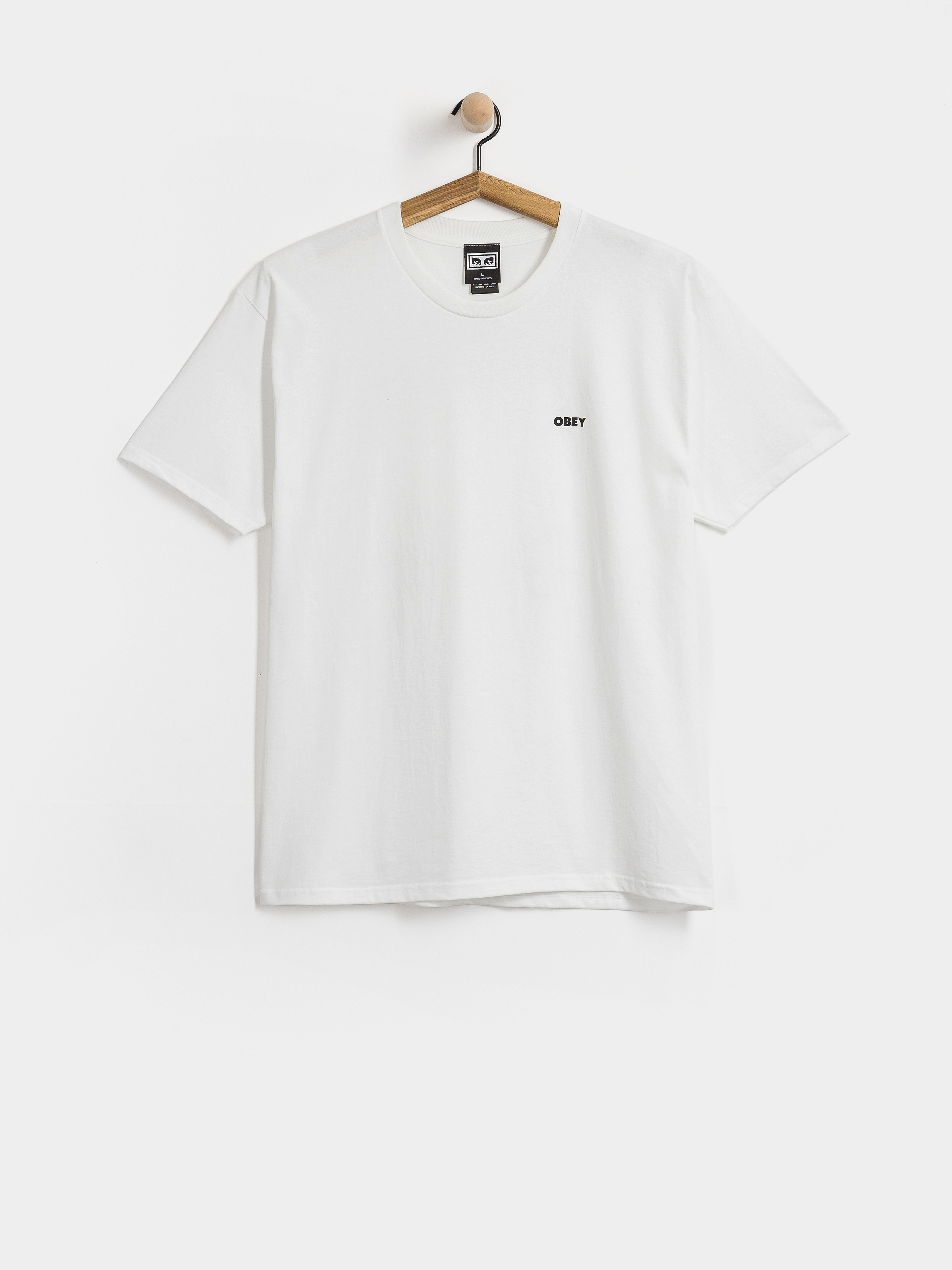 Tričko OBEY Pastures (white)