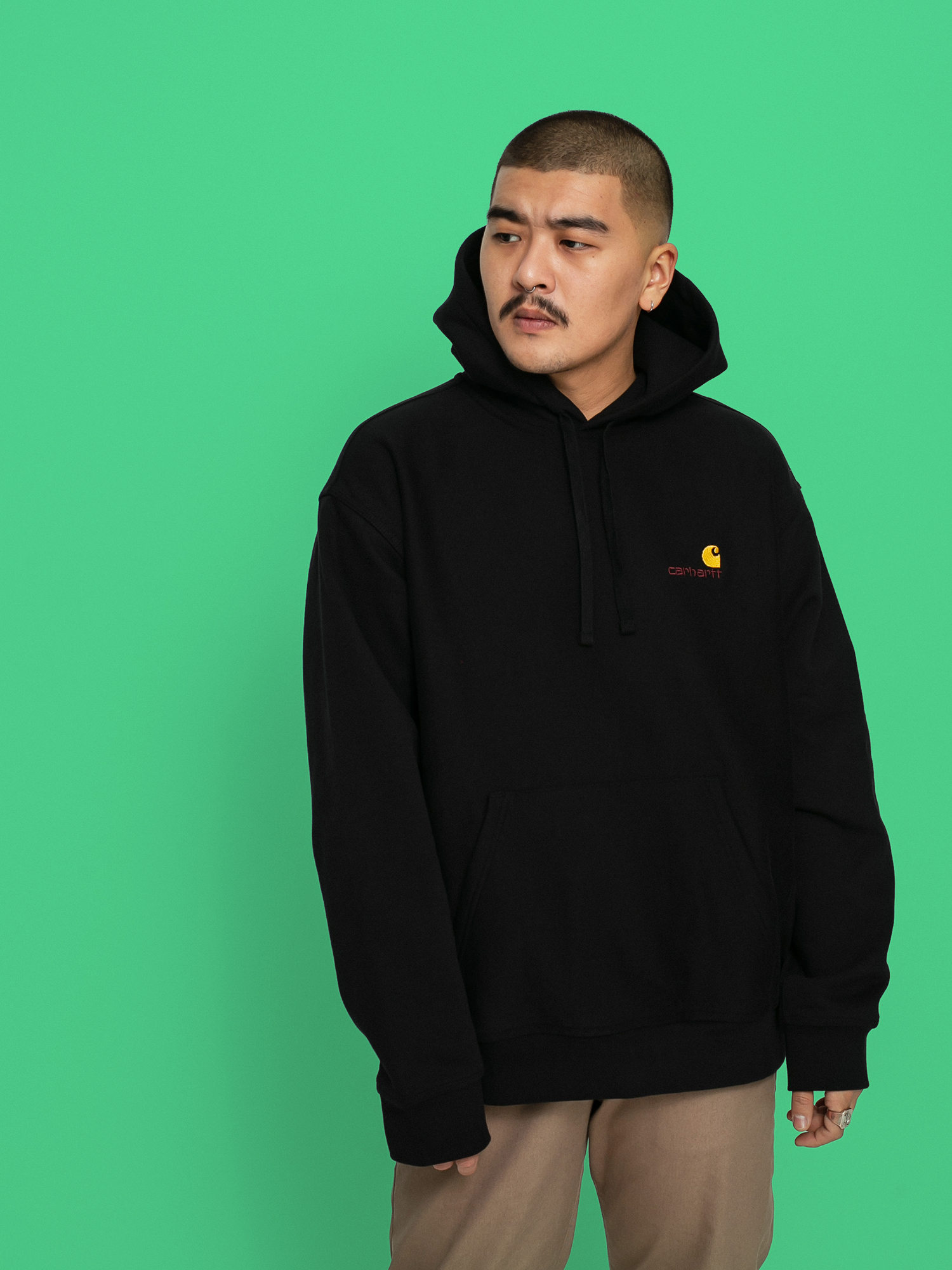 Mikina s kapucí Carhartt WIP American Script HD