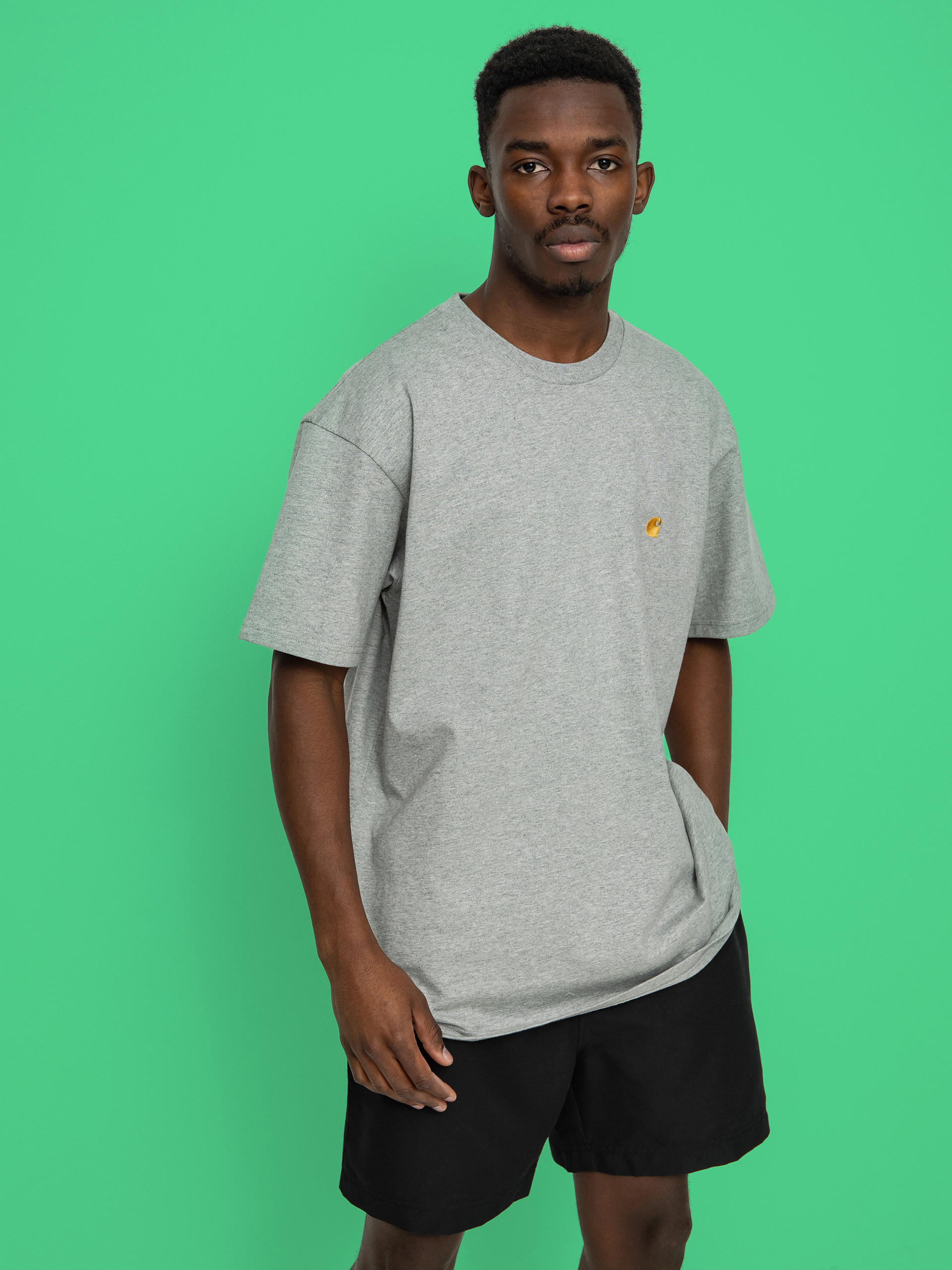 Triu010dko Carhartt WIP Chase (grey heather/gold)