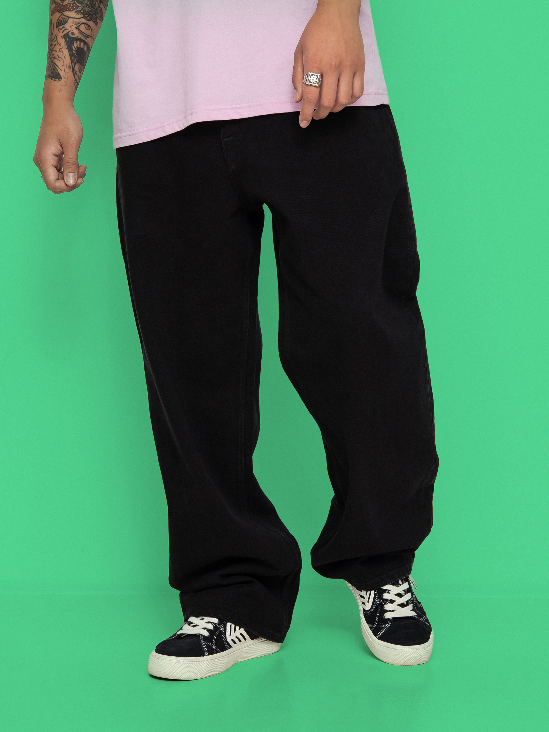 Kalhoty Volcom Billow Denim (black)