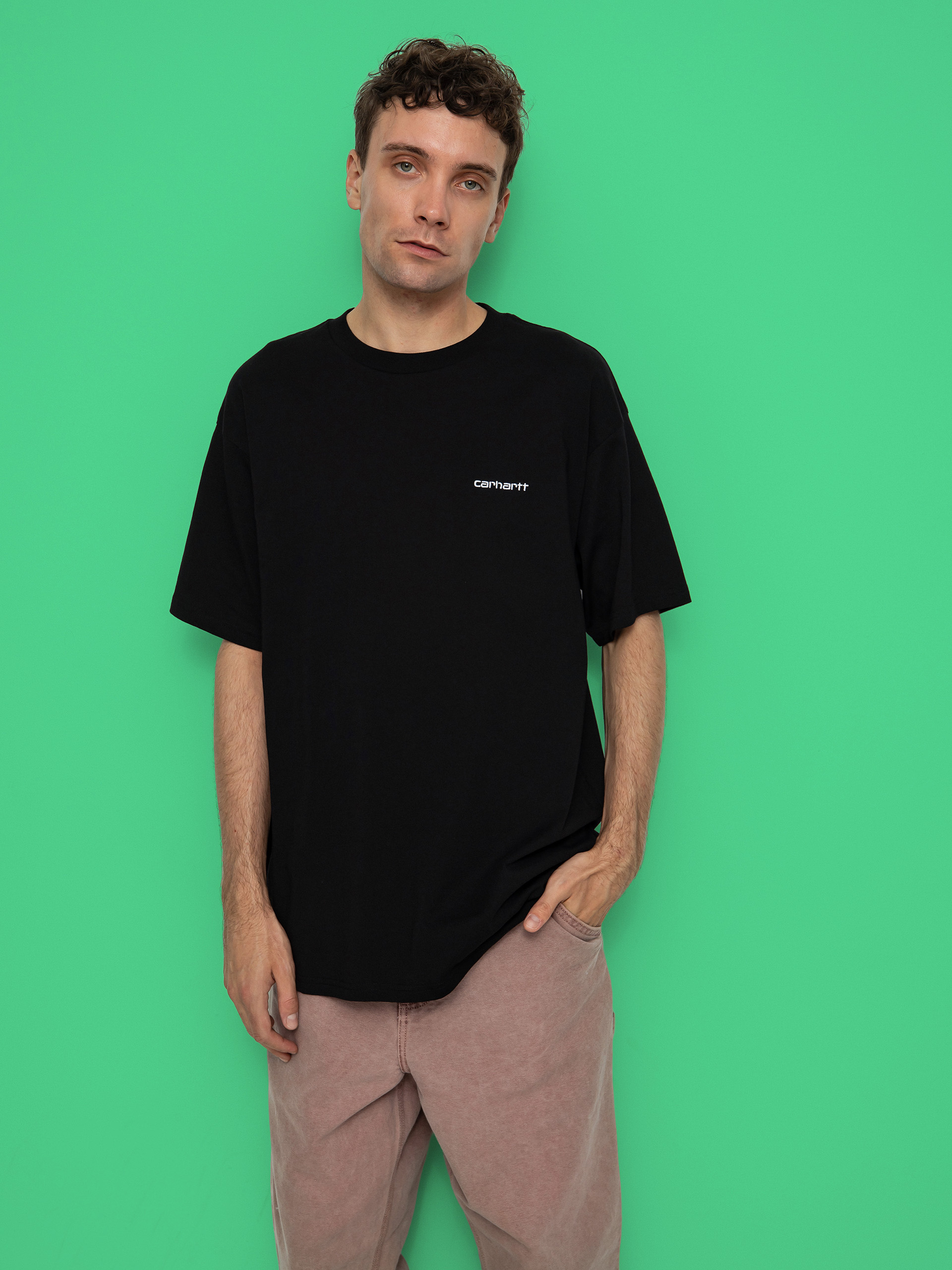 Triu010dko Carhartt WIP Script Embroidery (black/white)