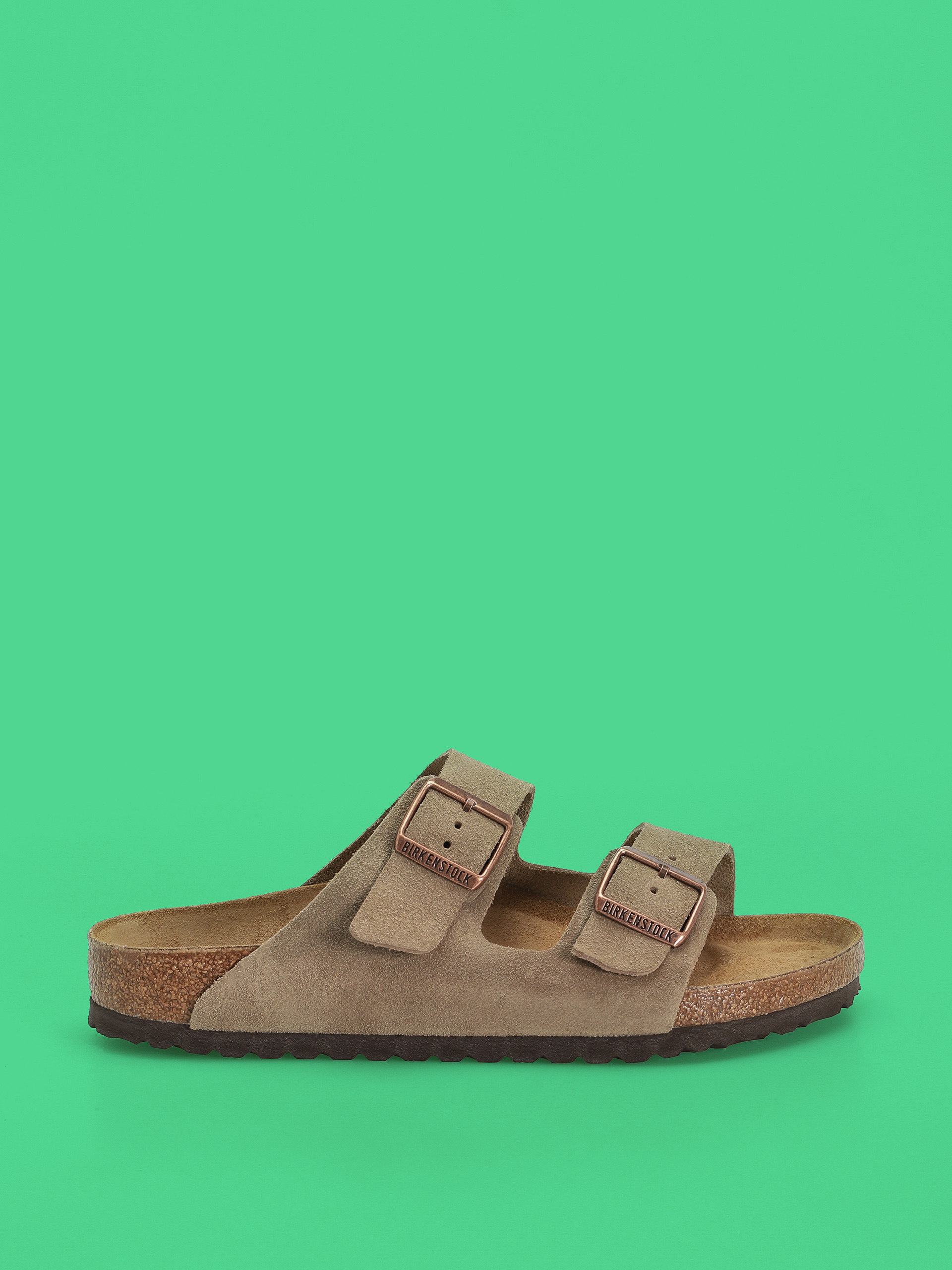 Plu00e1u017eovky Birkenstock Arizona Suede Leather Regular (taupe)