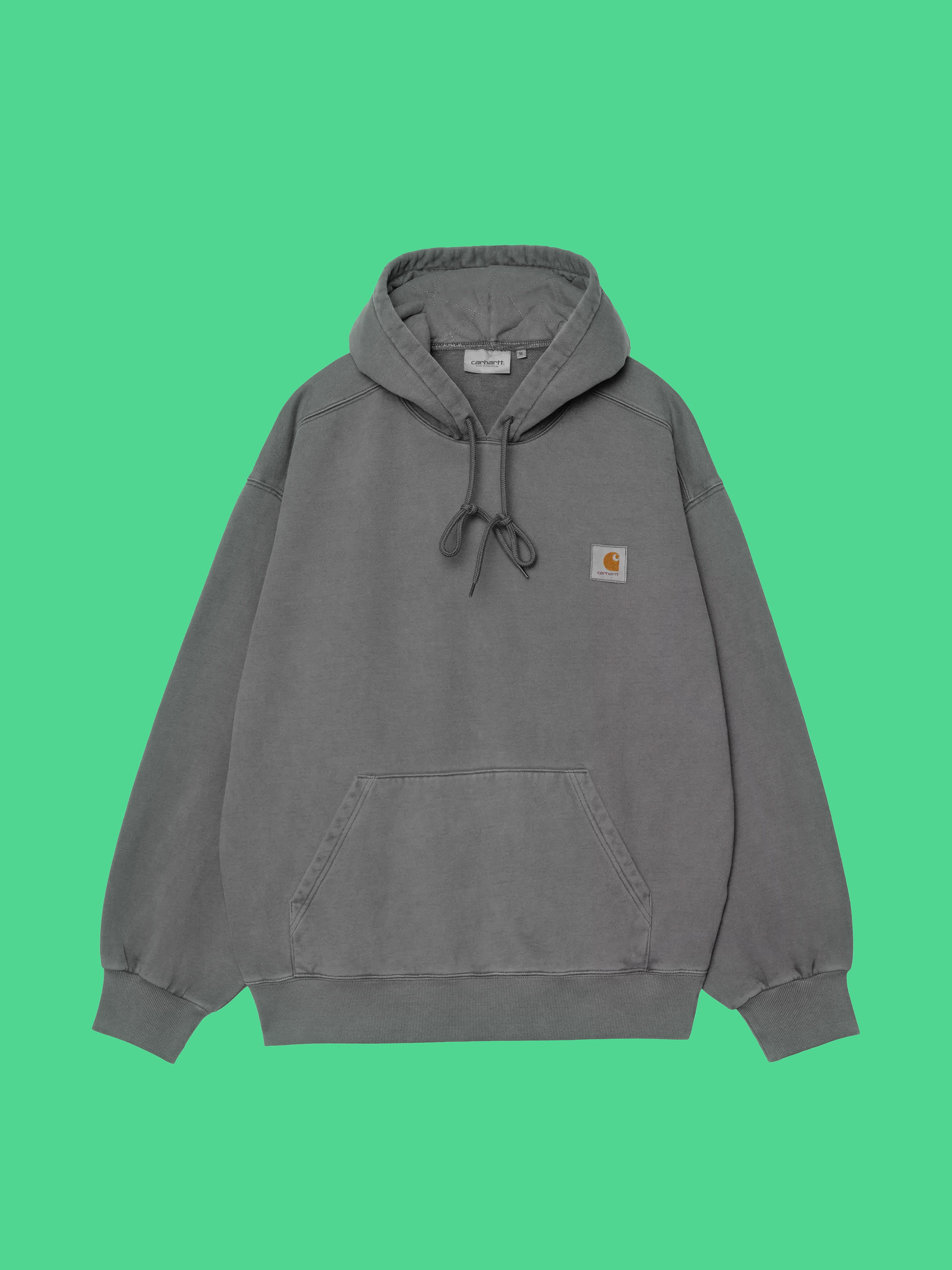 Mikina s kapucí Carhartt WIP Vista HD (black/garment dyed)