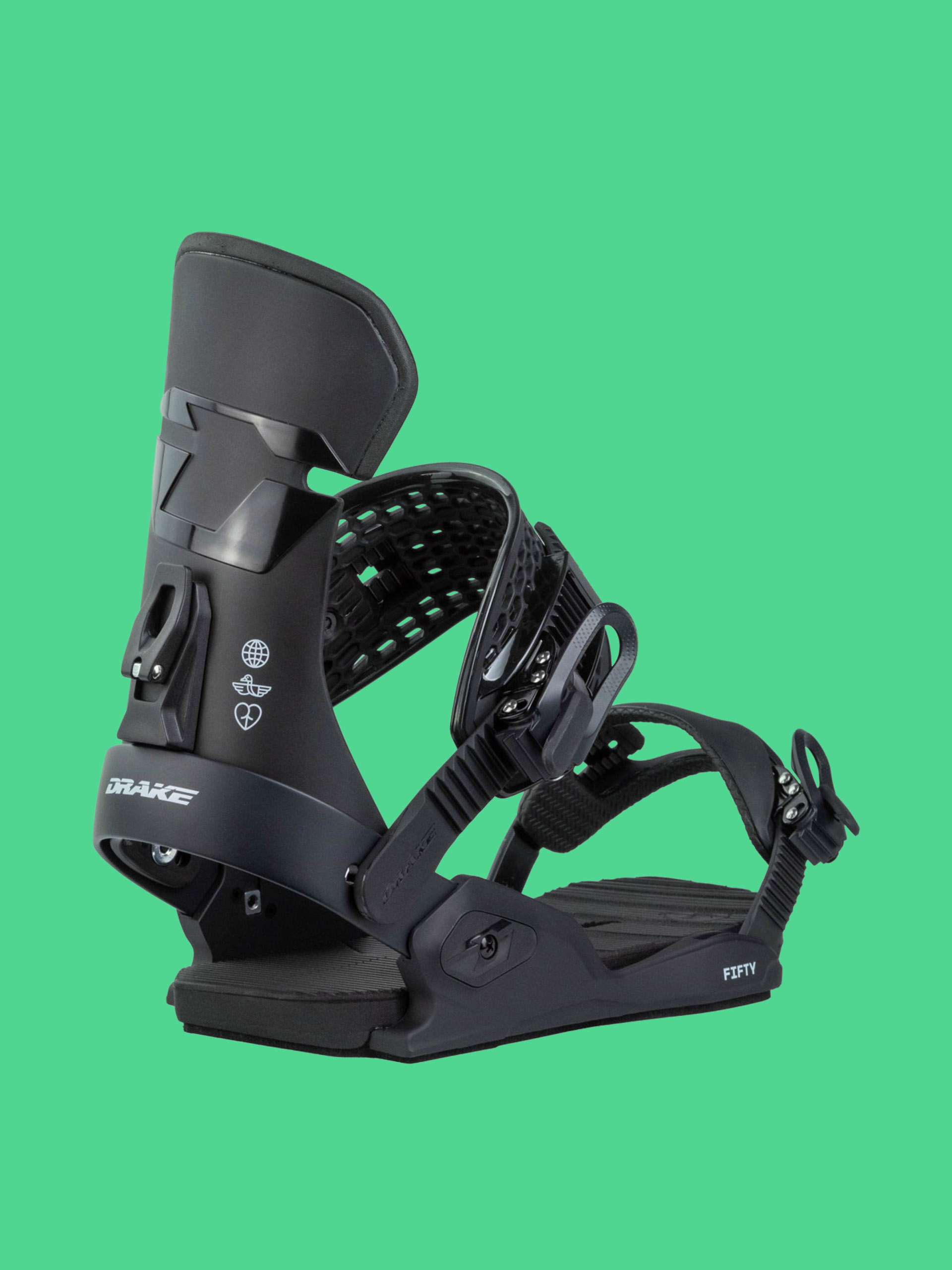 Snowboardové vázání Drake Fifty (black)