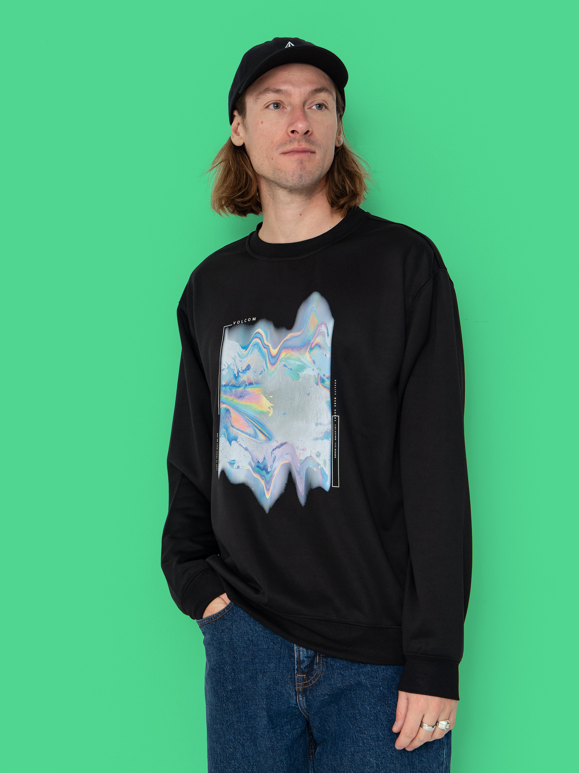 Mikina Volcom Hydro (black)