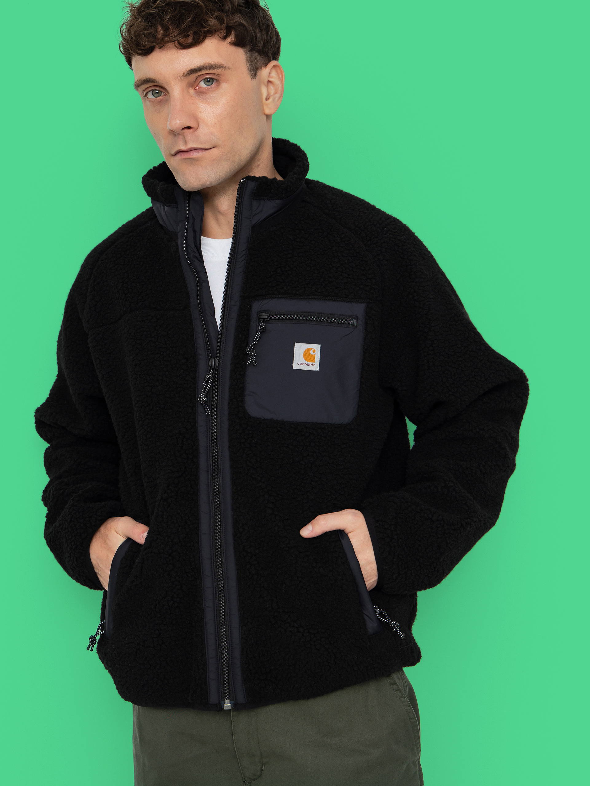 Bunda Carhartt WIP Prentis (black/black)