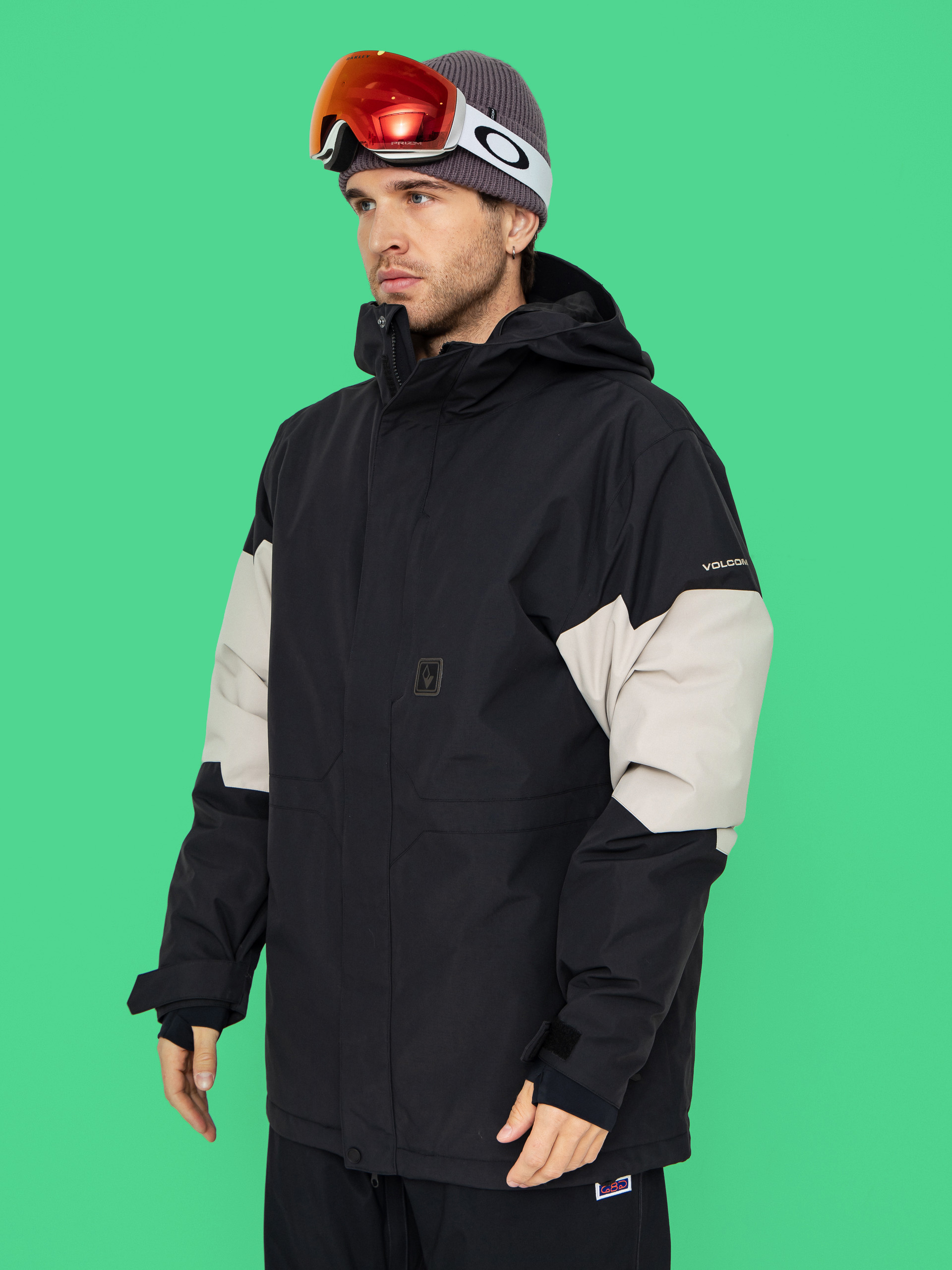Snowboardová bunda Volcom Primry Ins (black)