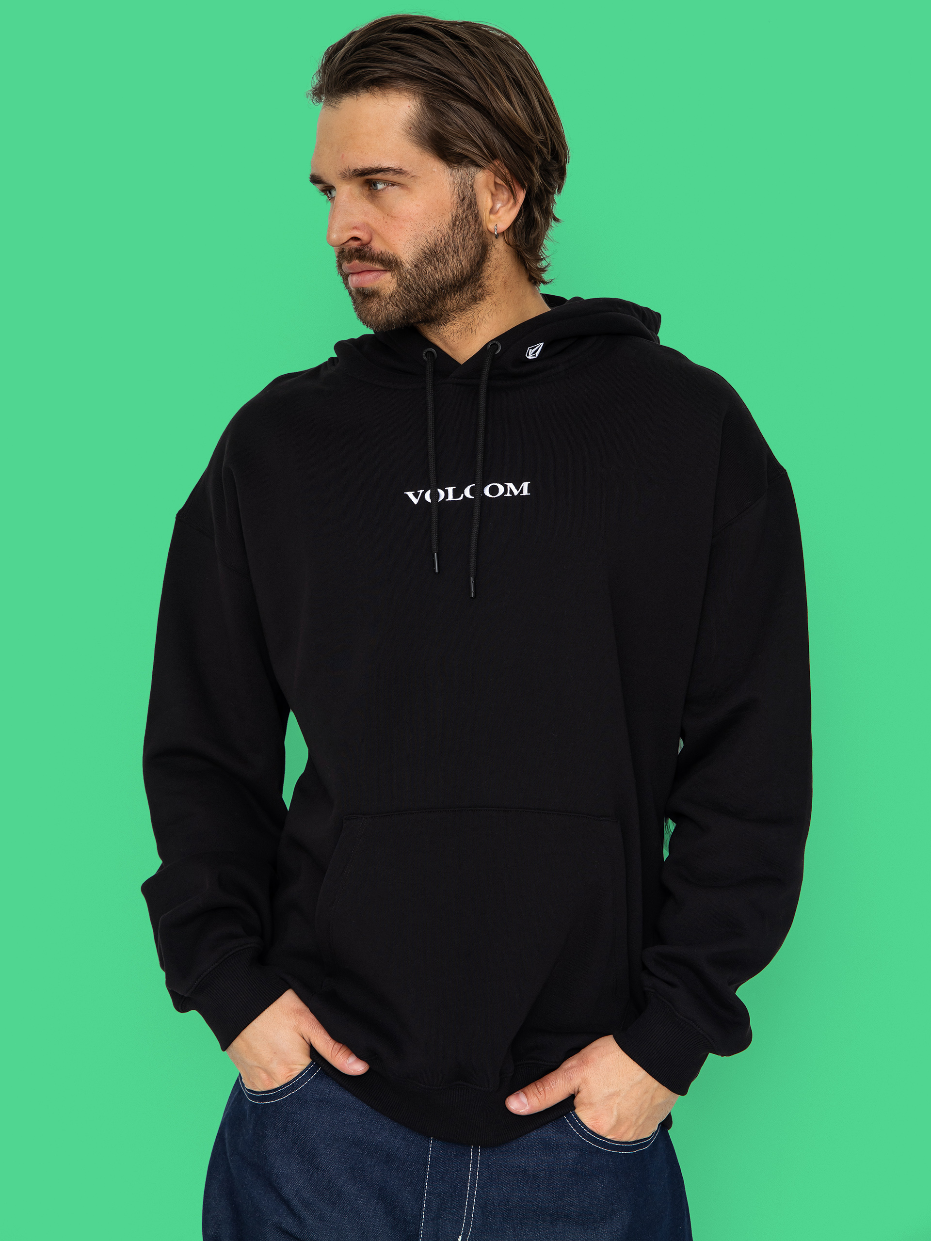Mikina s kapucí Volcom Volcom Stone HD (black)