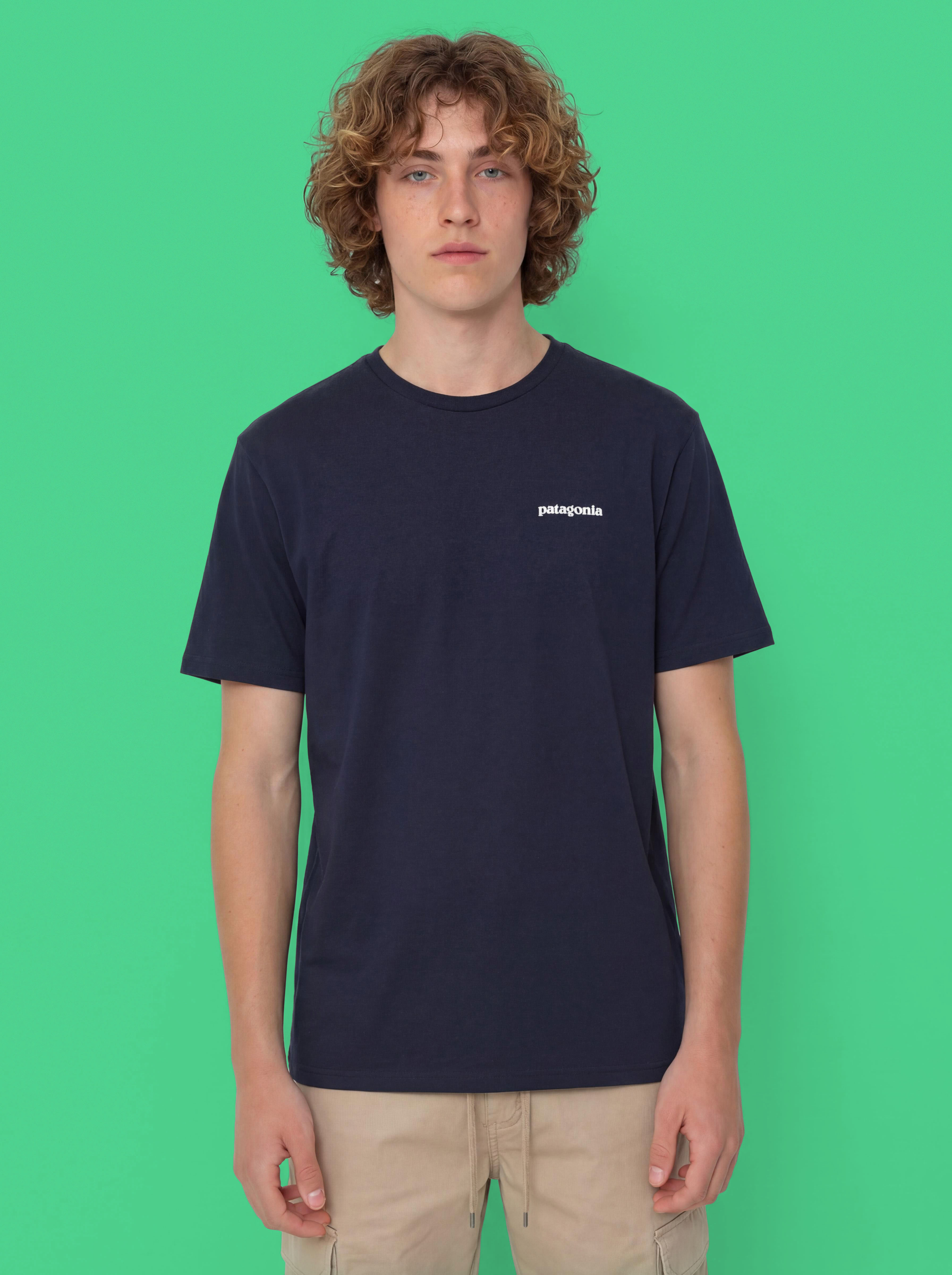 Tričko Patagonia P 6 Logo Responsibili (new navy)