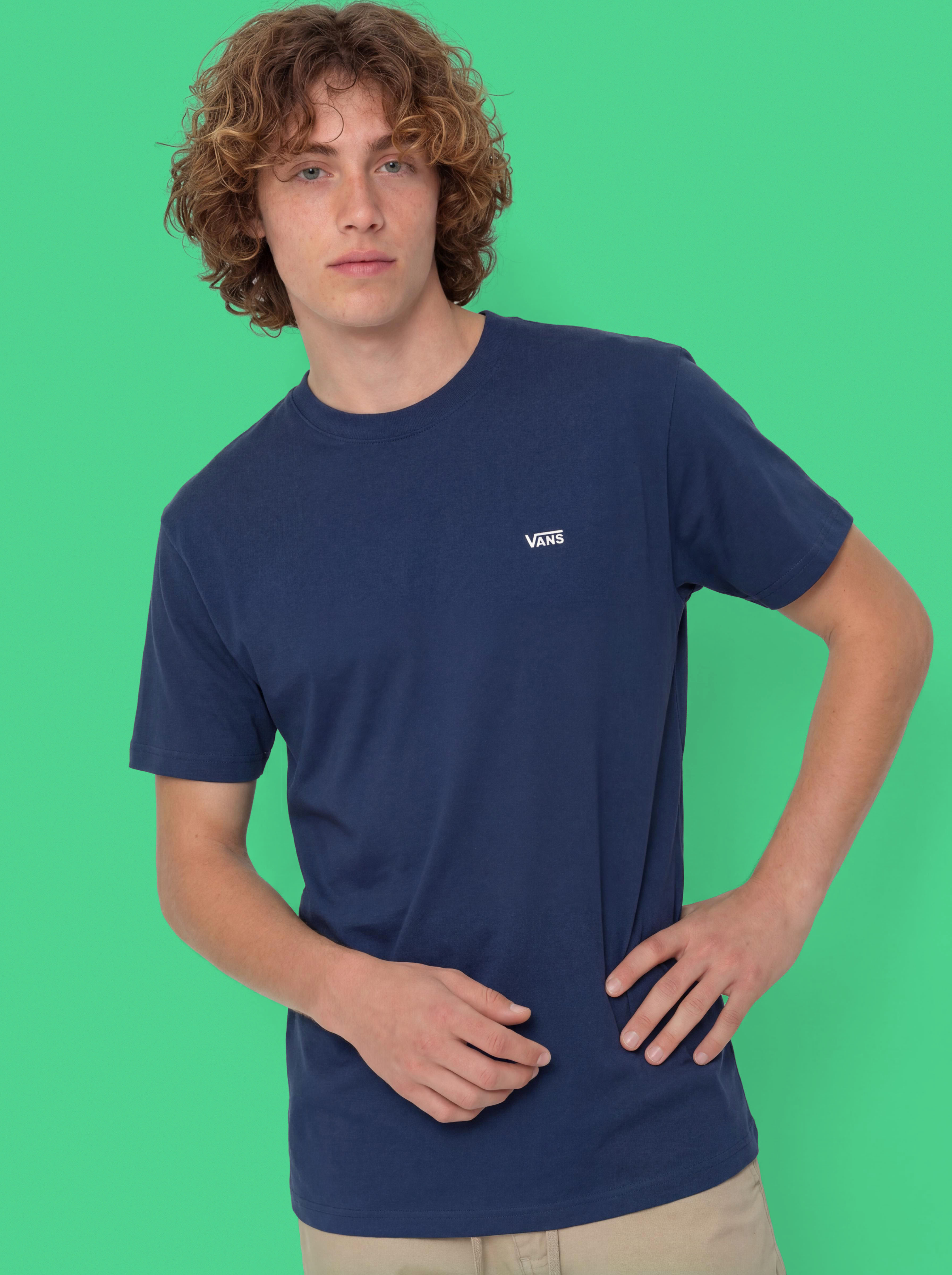 Tričko Vans Left Chest (deep indigo)