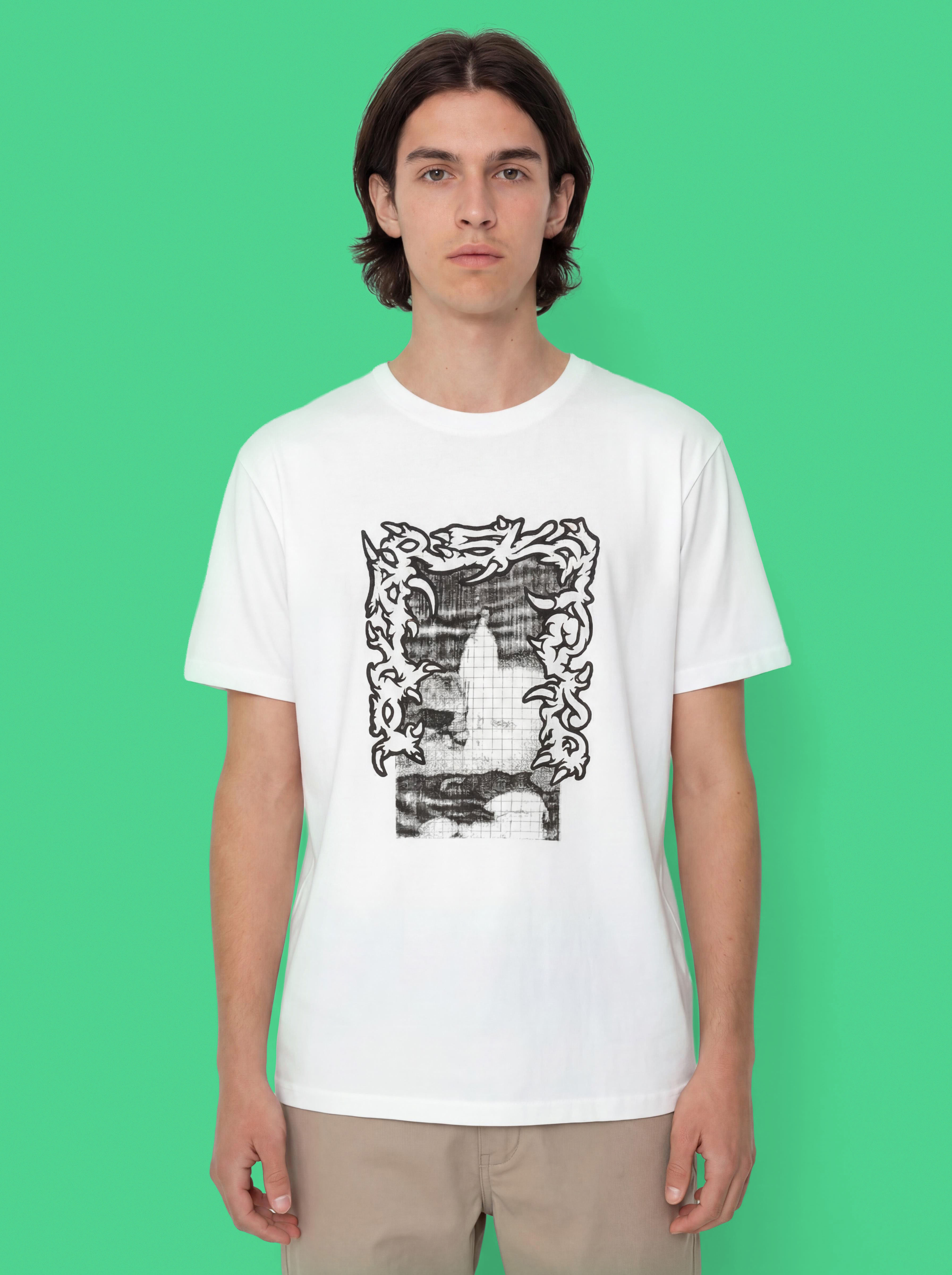 Tričko Polar Skate Passing Resemblance (white)