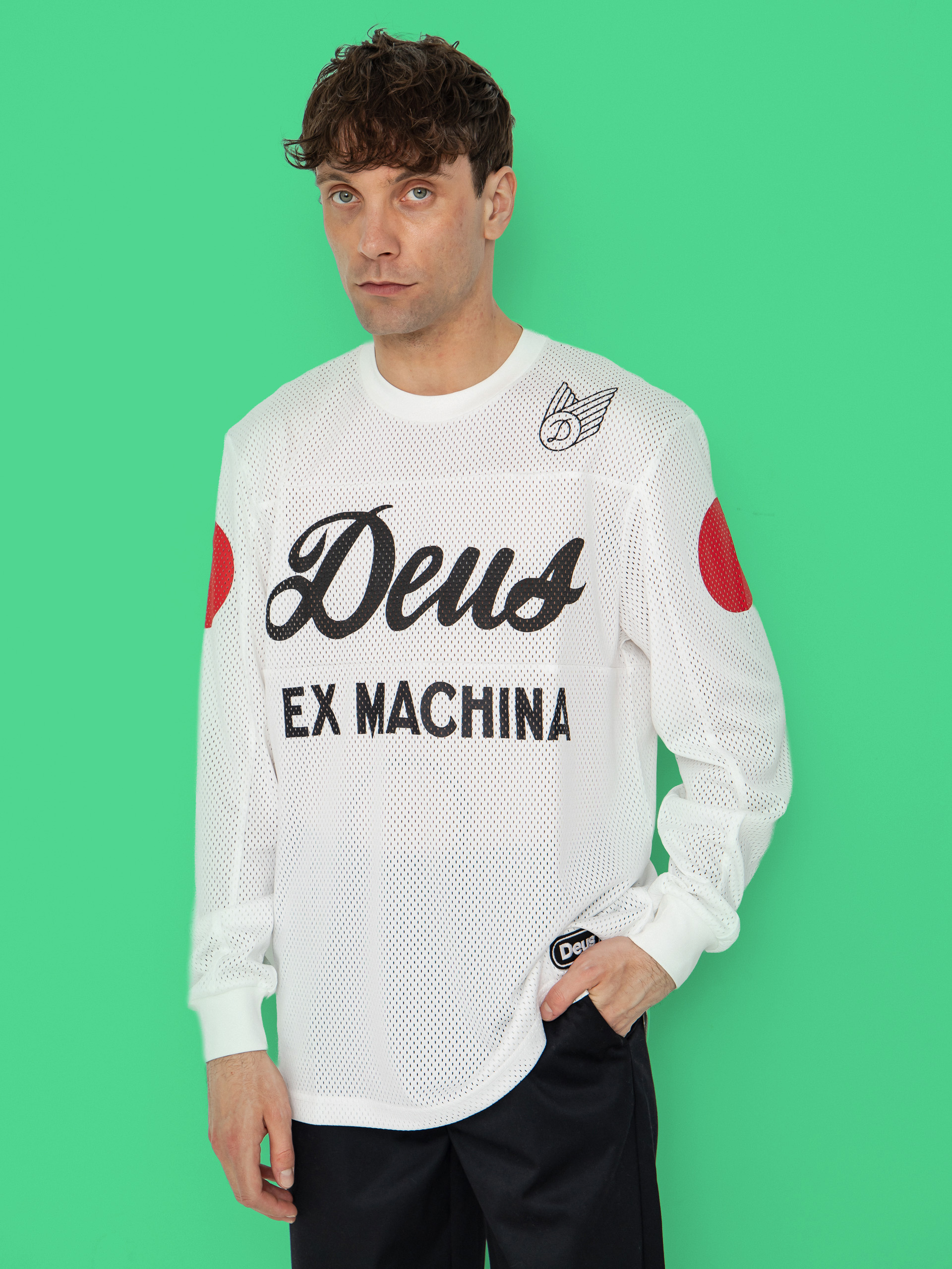 Tričko Deus Ex Machina Saber Moto Jersey