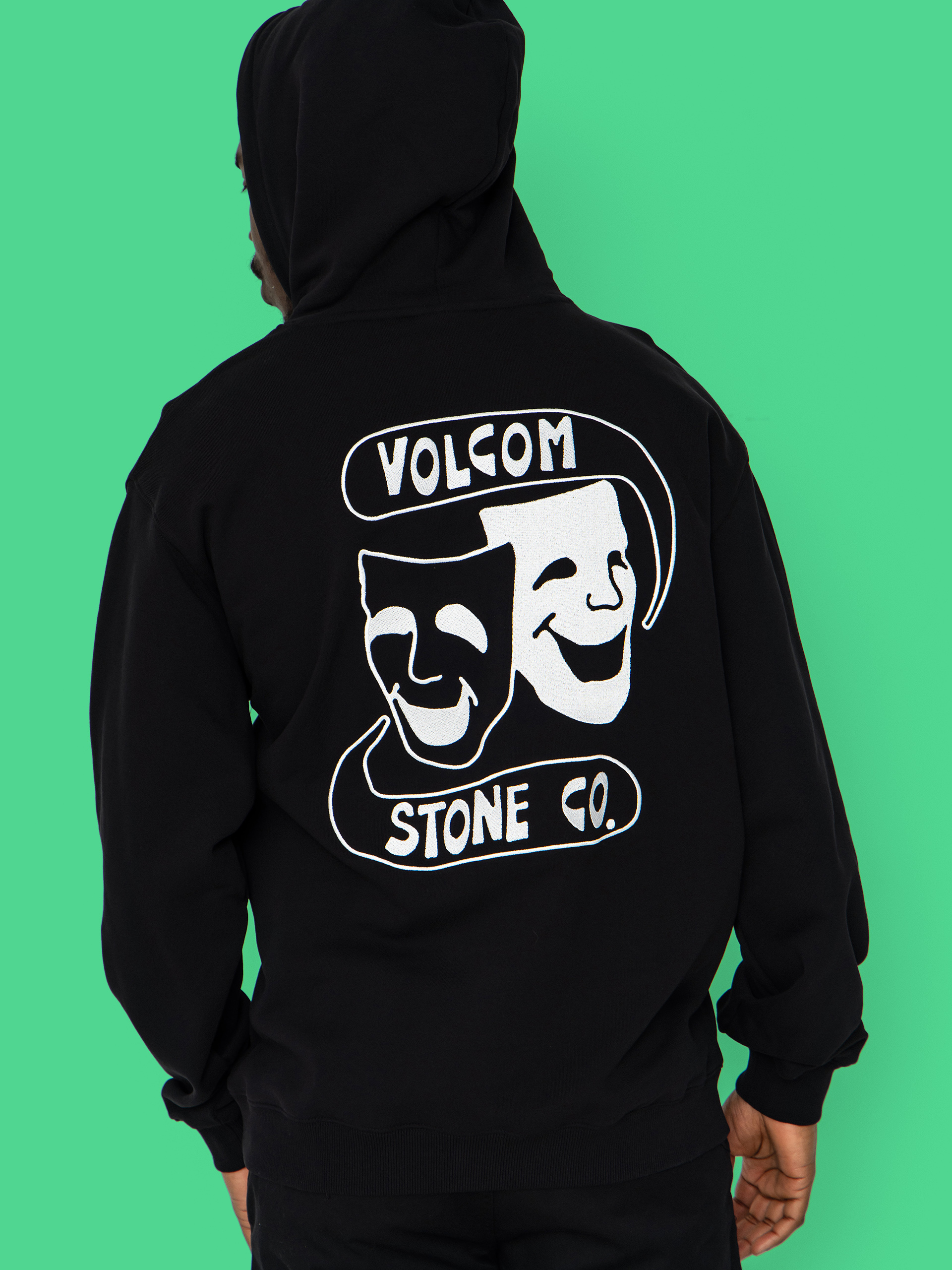 Mikina s kapucí Volcom Handerry HD (black)