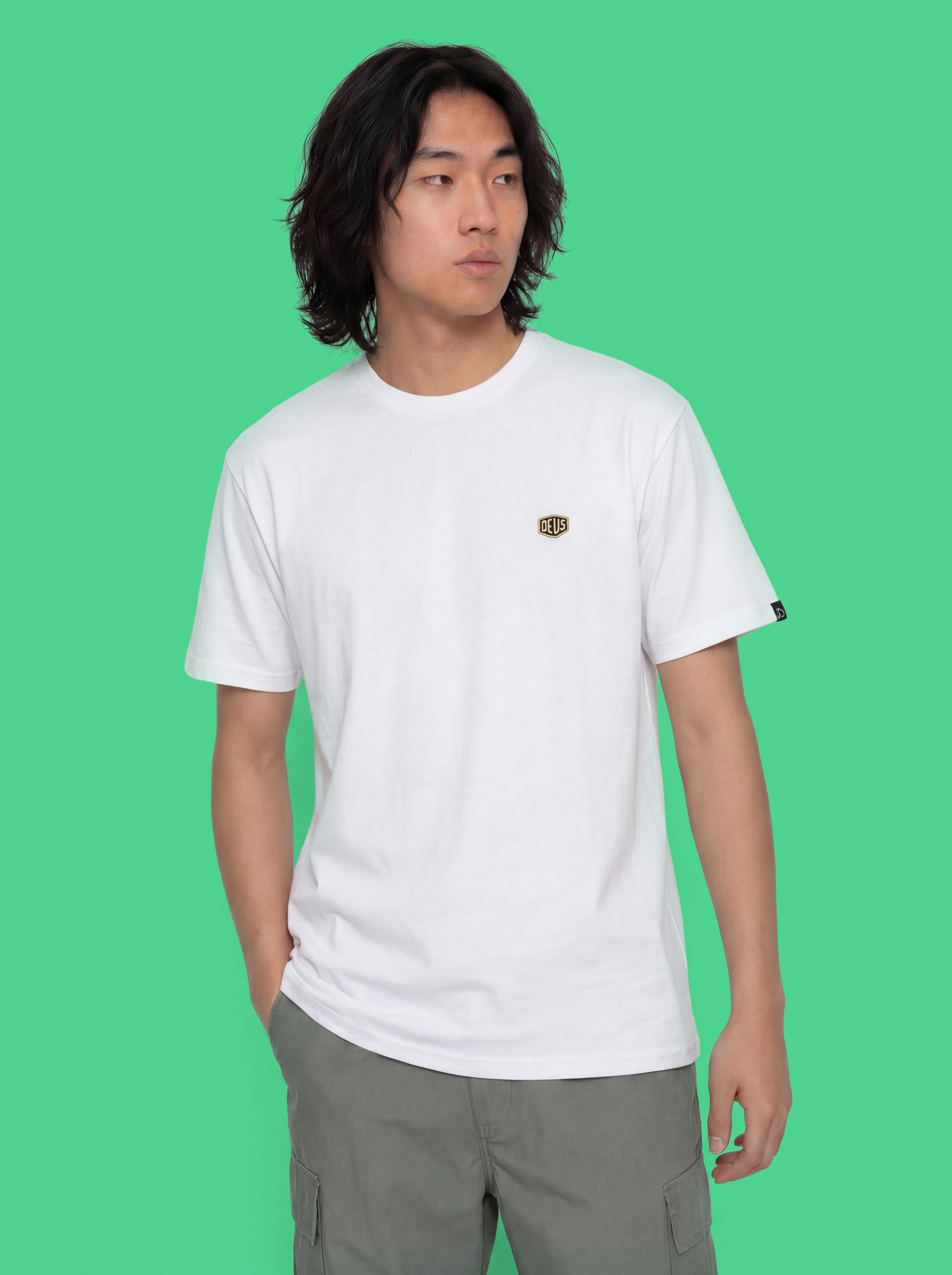 Tričko Deus Ex Machina Shield Standard (white)