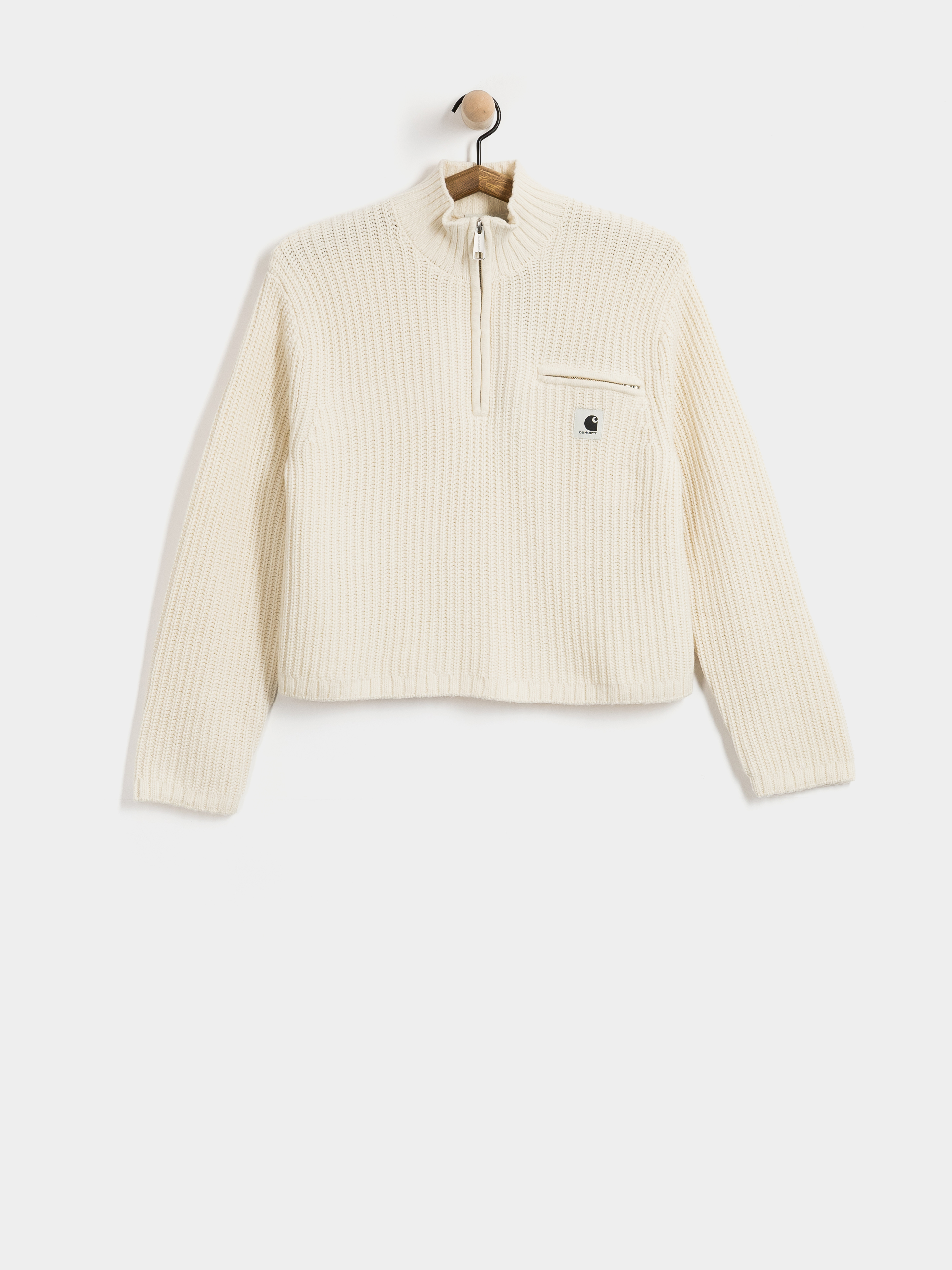 Svetr Carhartt WIP Detroit Half Zip Wmn (natural)