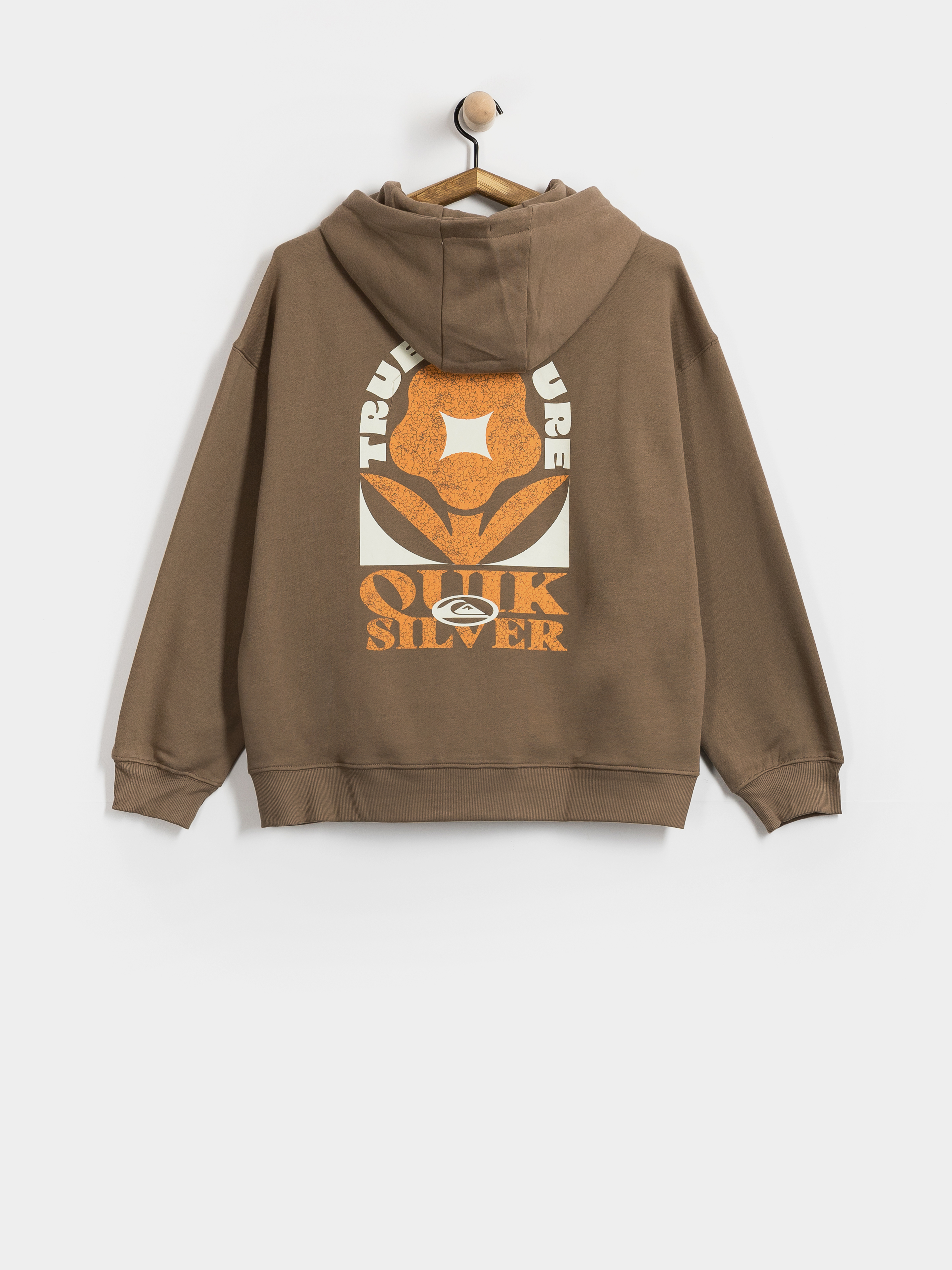 Mikina s kapucí Quiksilver Standard HD Wmn (pine bark)