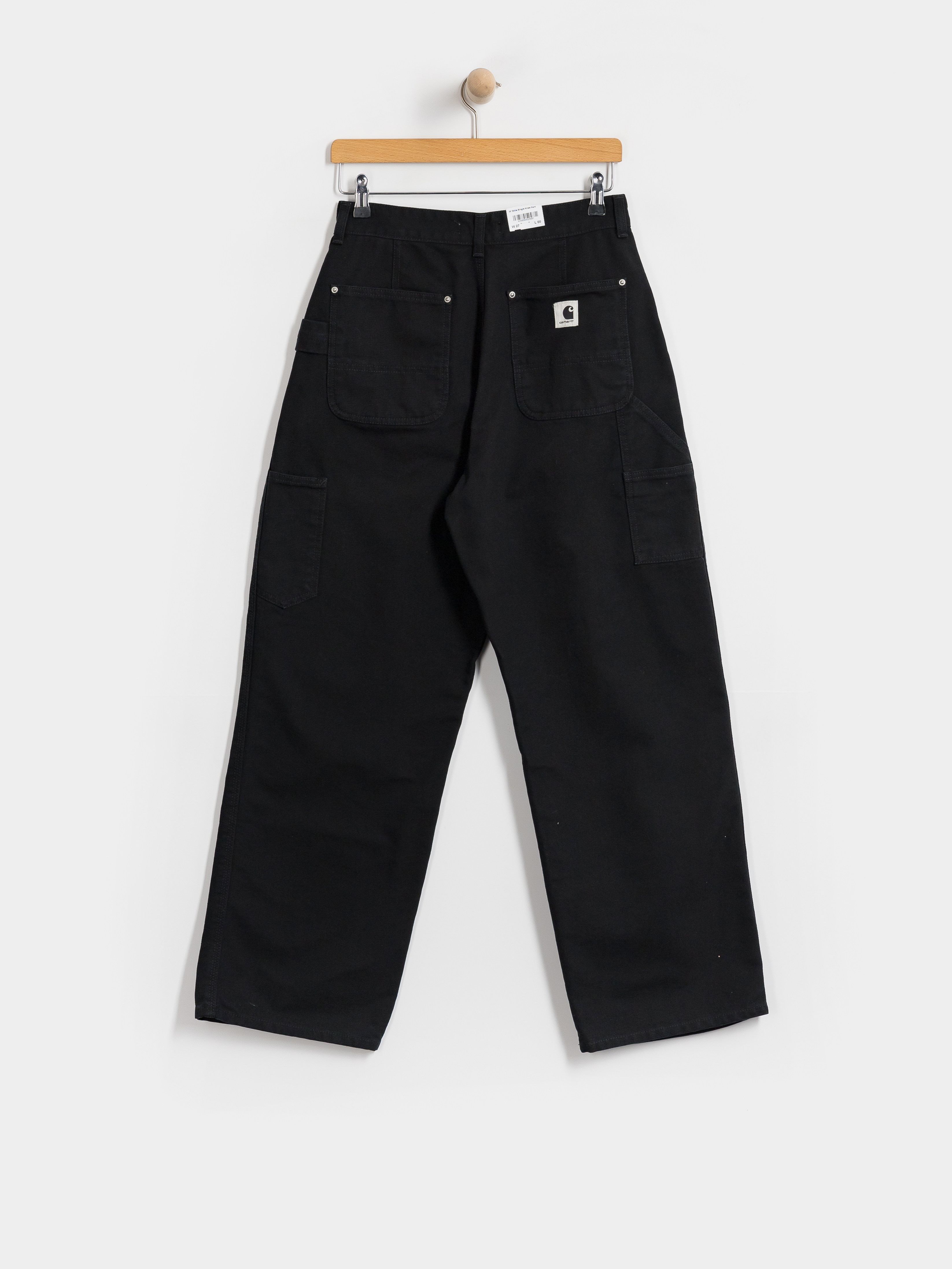 Kalhoty Carhartt WIP Billie Single Knee Wmn (black/stone washed)