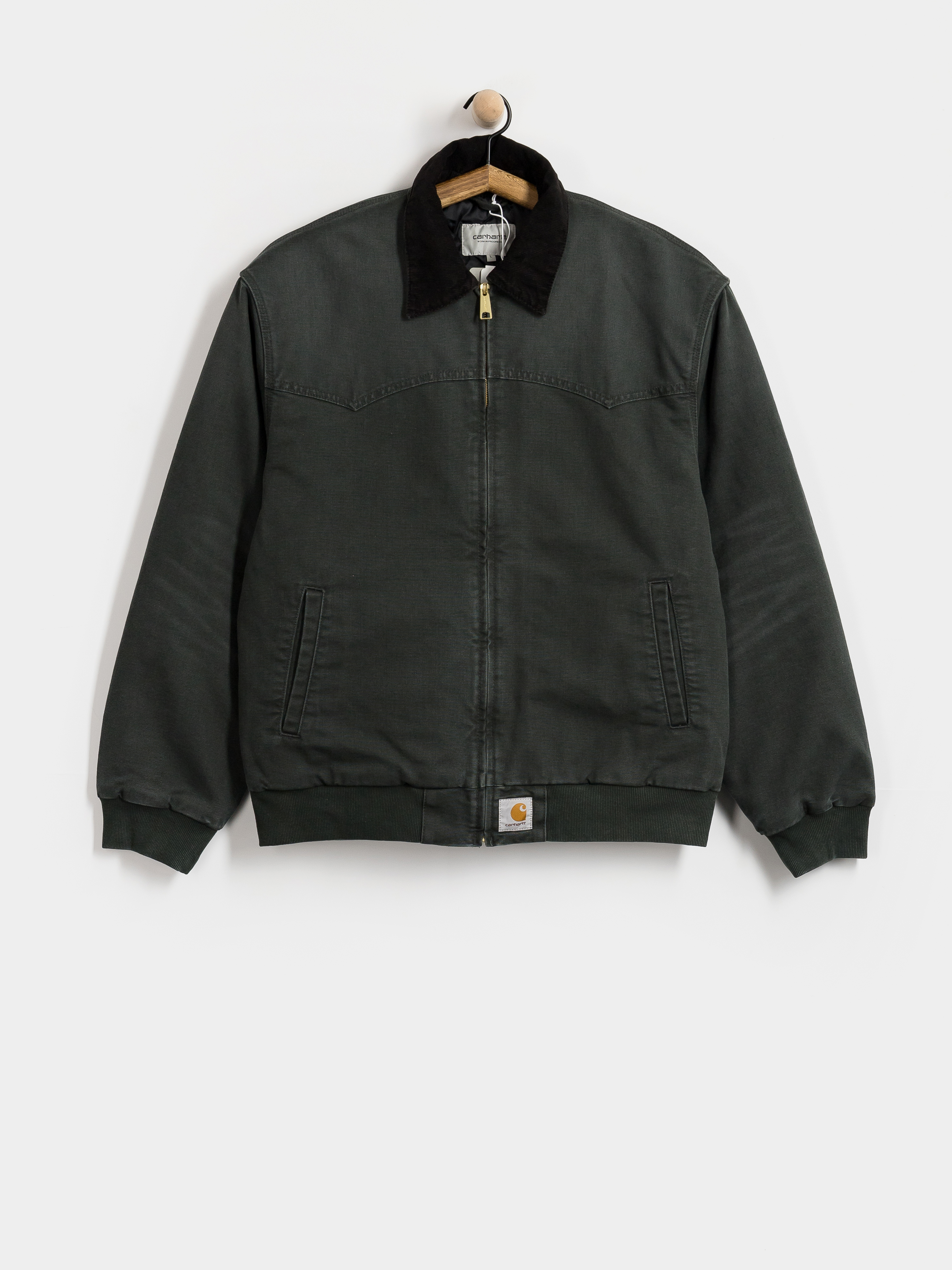 Bunda Carhartt WIP OG Santa Fe (raven/black/stone canvas)