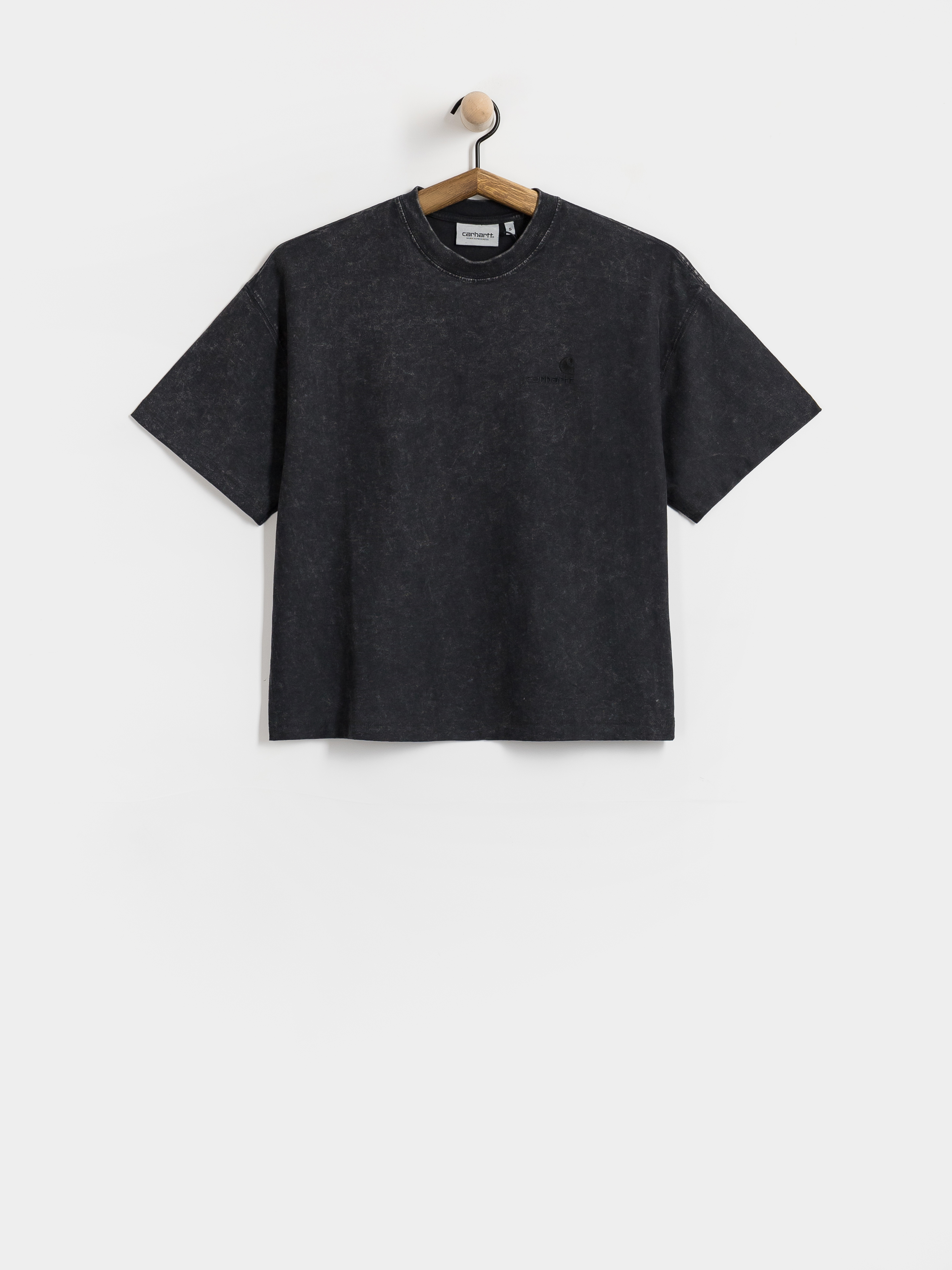Tričko Carhartt WIP Lambert Wmn (black/moon wash)