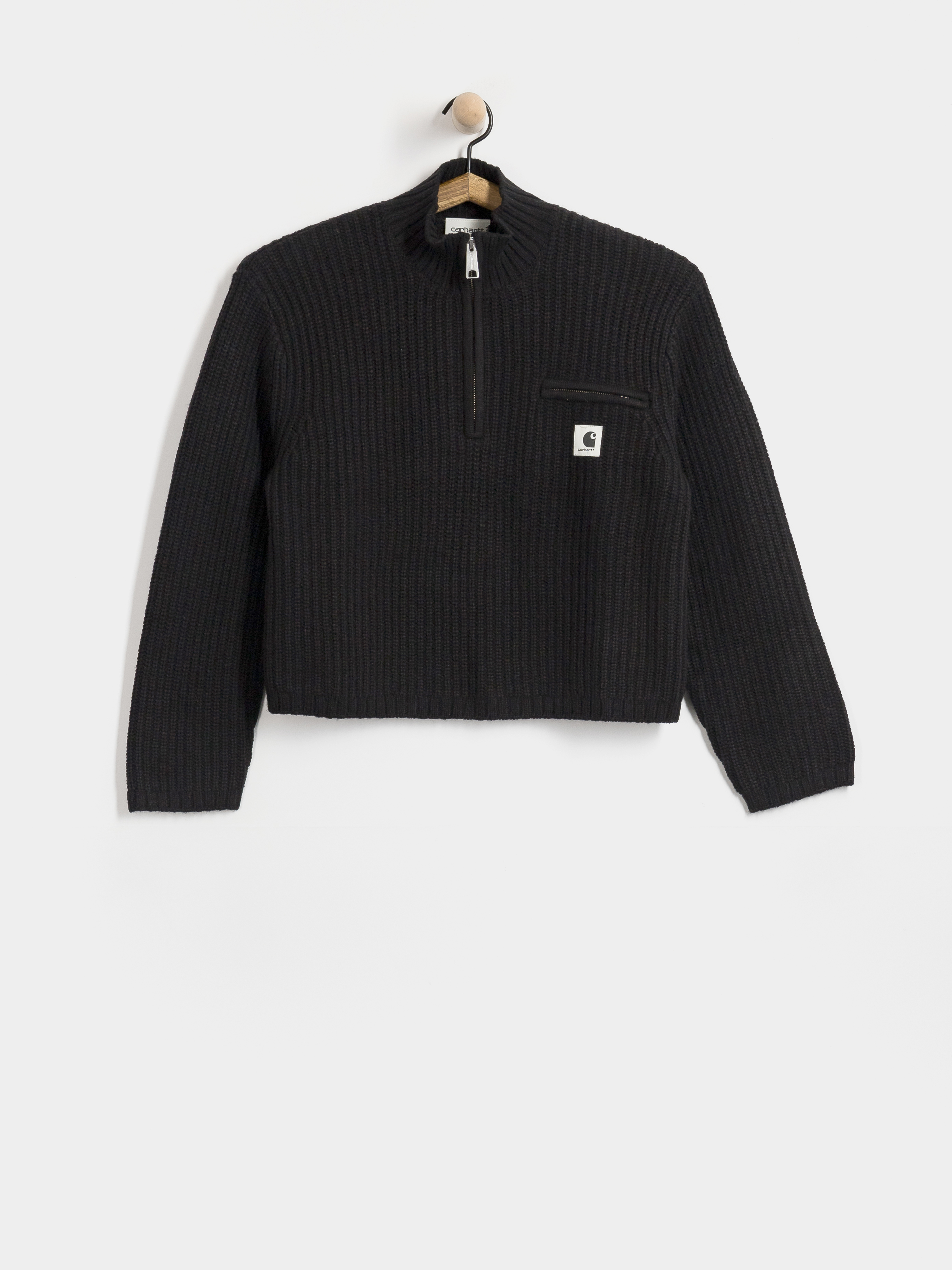 Svetr Carhartt WIP Detroit Half Zip Wmn (black)
