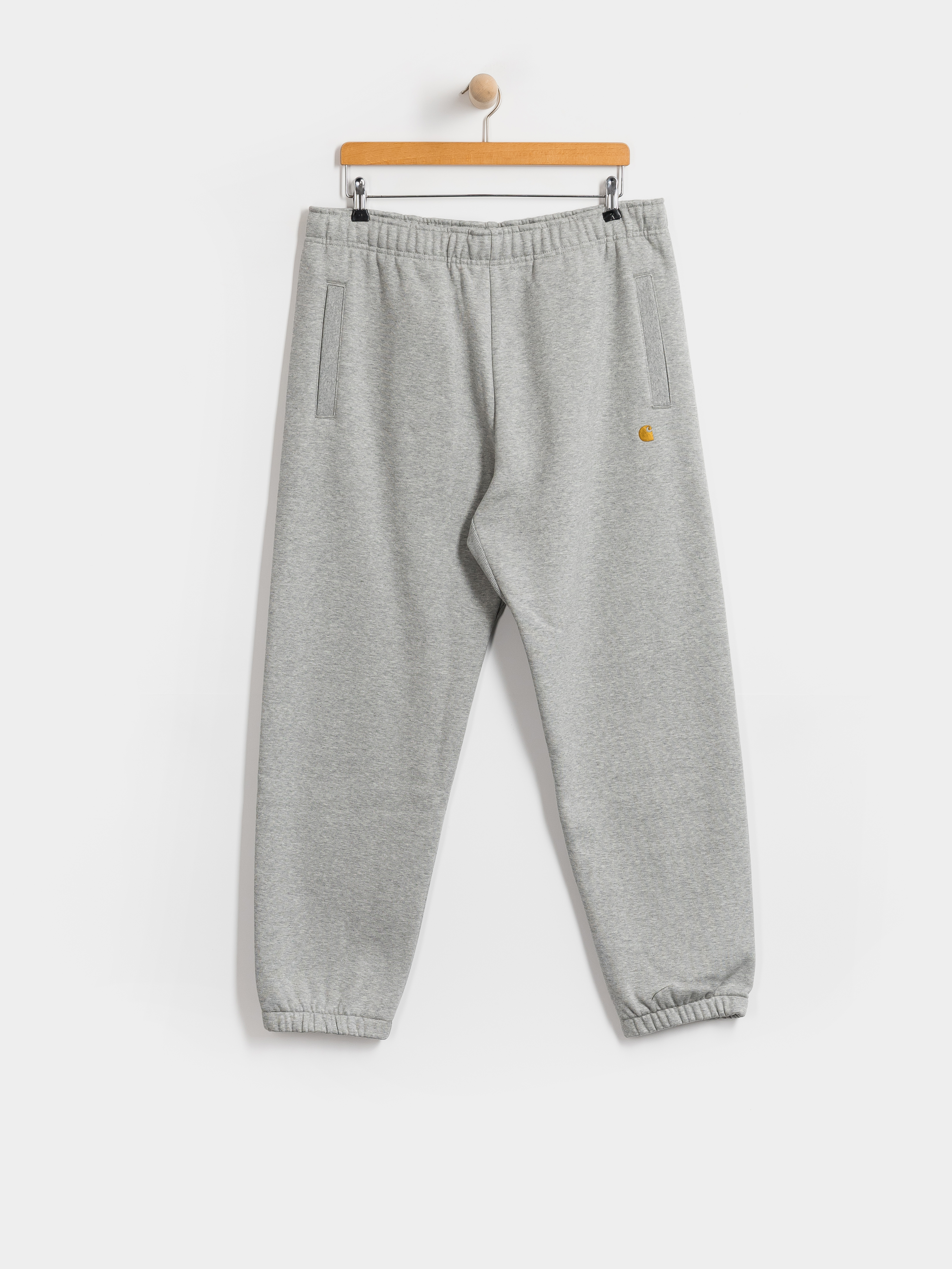Kalhoty Carhartt WIP Chase (grey heather/gold)