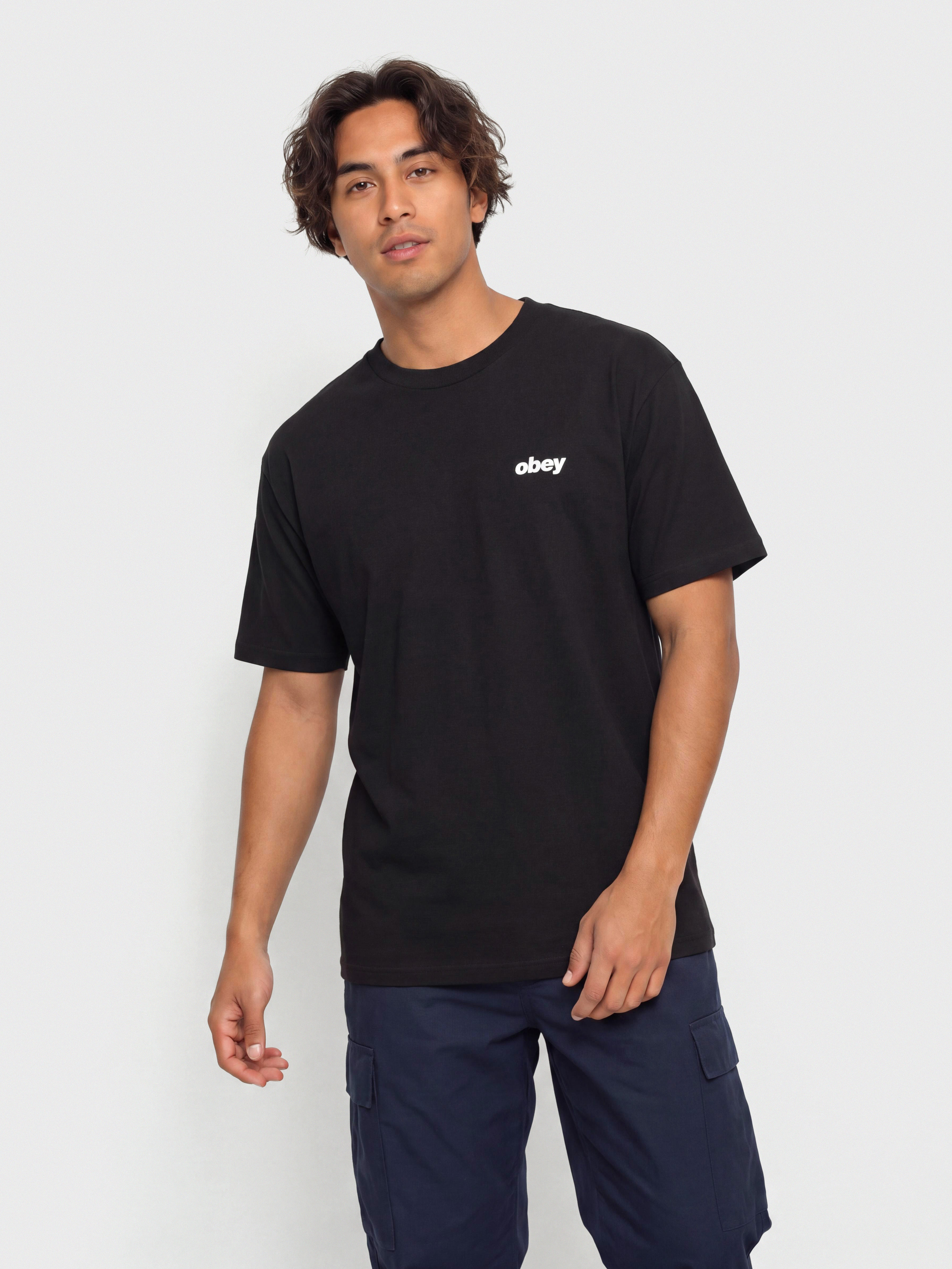 Tričko OBEY Vhs (black)