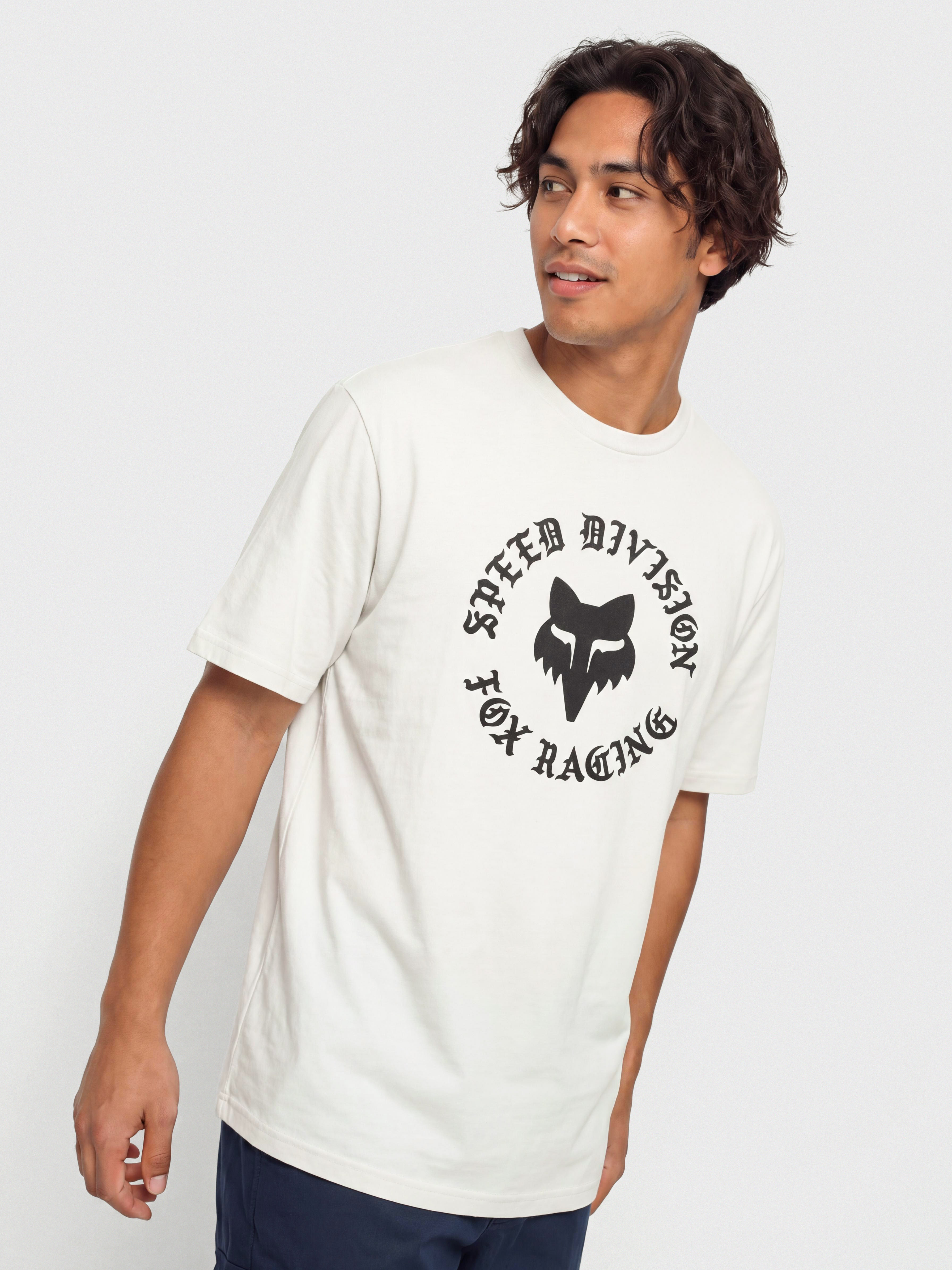 Tričko Fox Badge 195 (light grey)