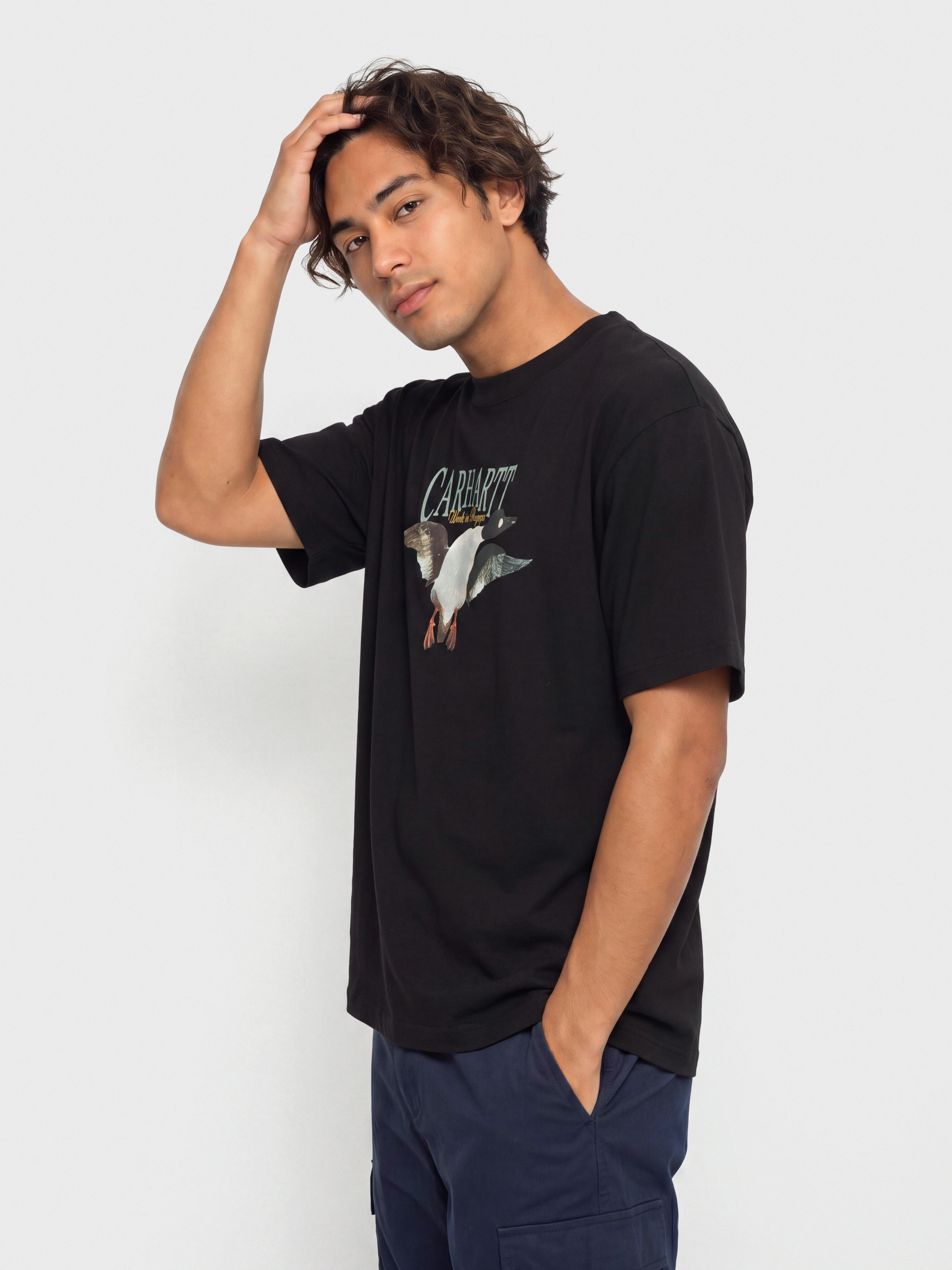 Tričko Carhartt WIP Pennon (black)