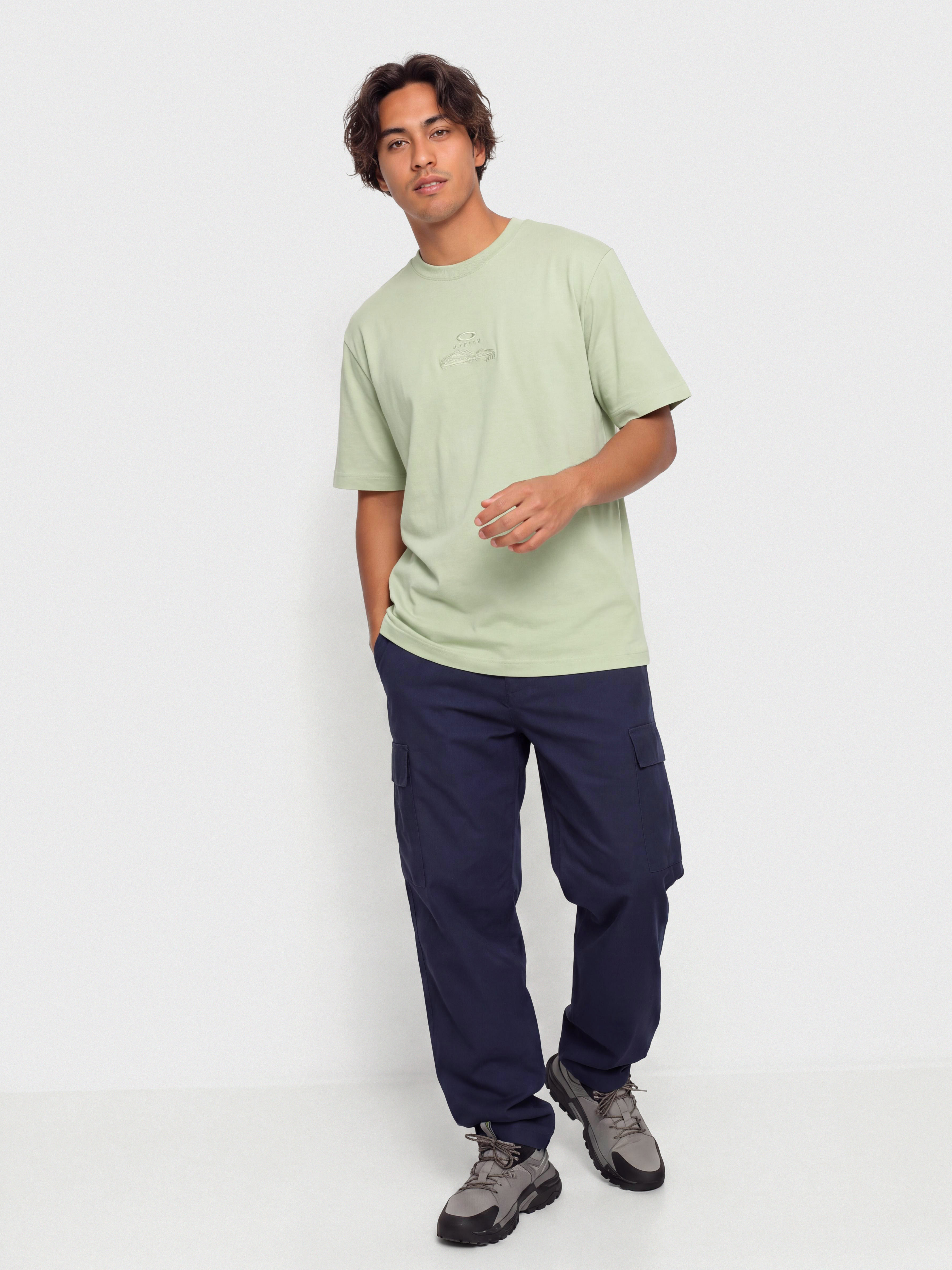 Tričko Oakley Mtn Ridge Embroidered (faded green)