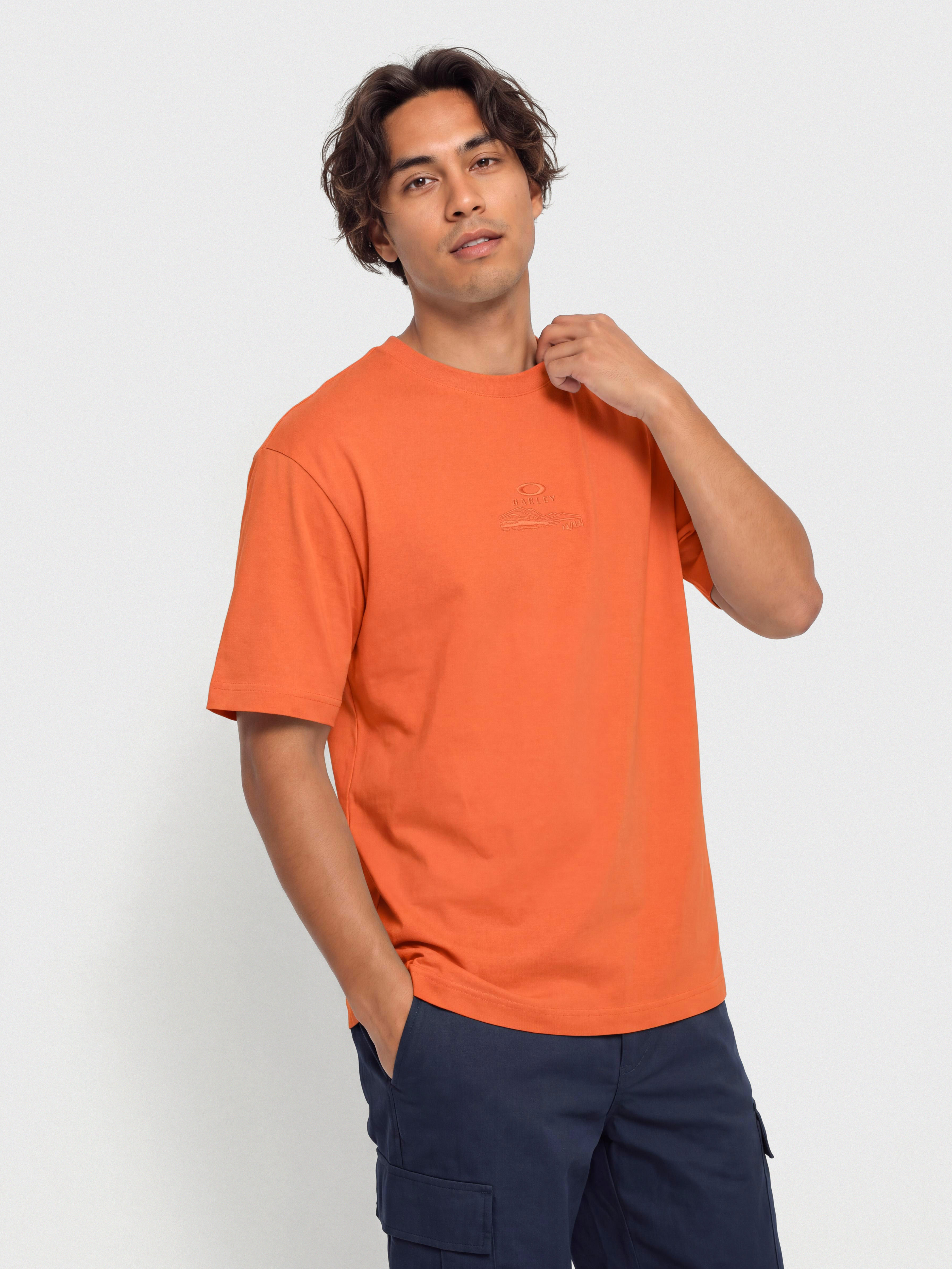 Tričko Oakley Mtn Ridge Embroidered (aviator orange)