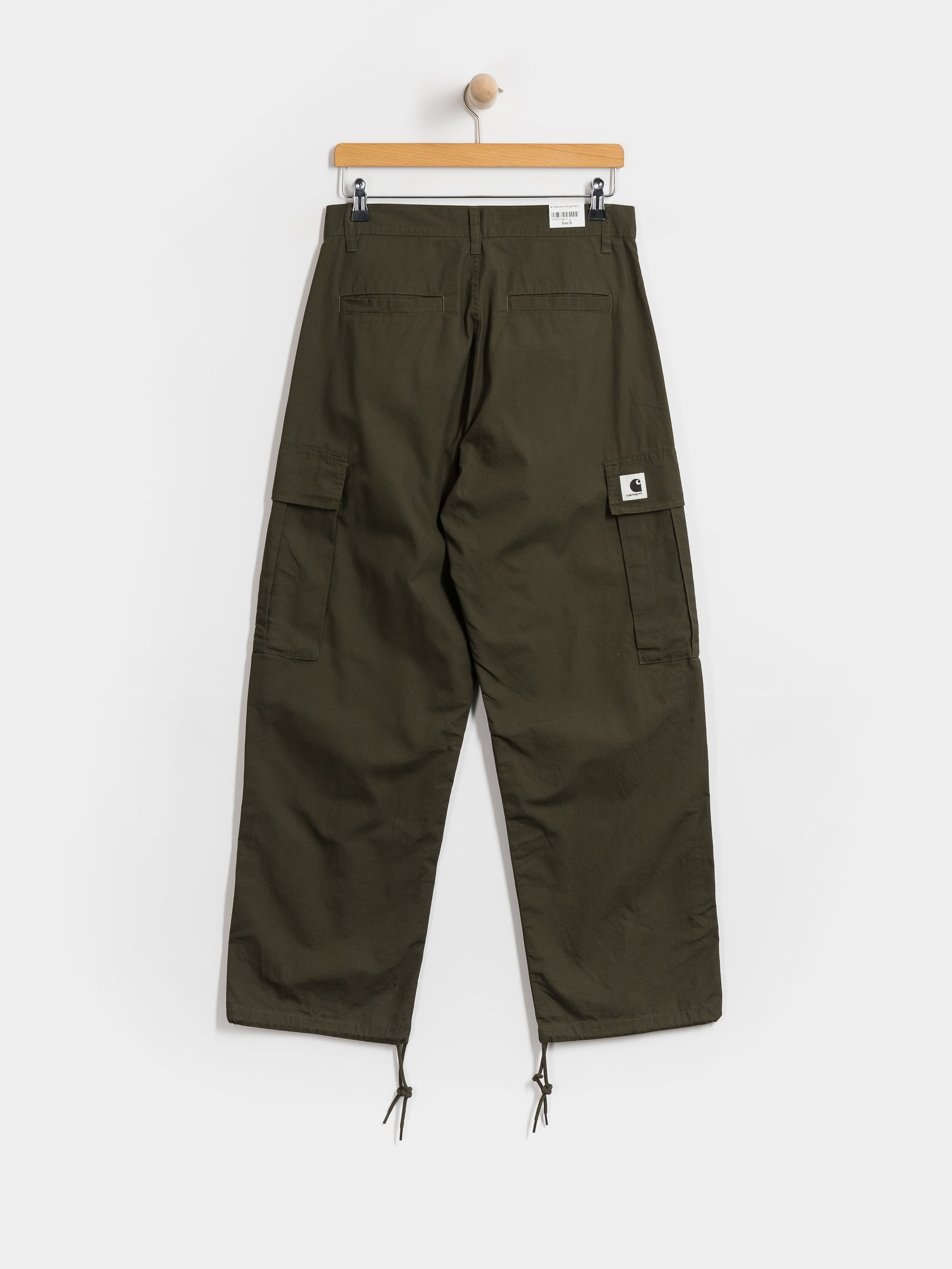 Kalhoty Carhartt WIP Brandon Cargo Wmn (cypress/rinsed)