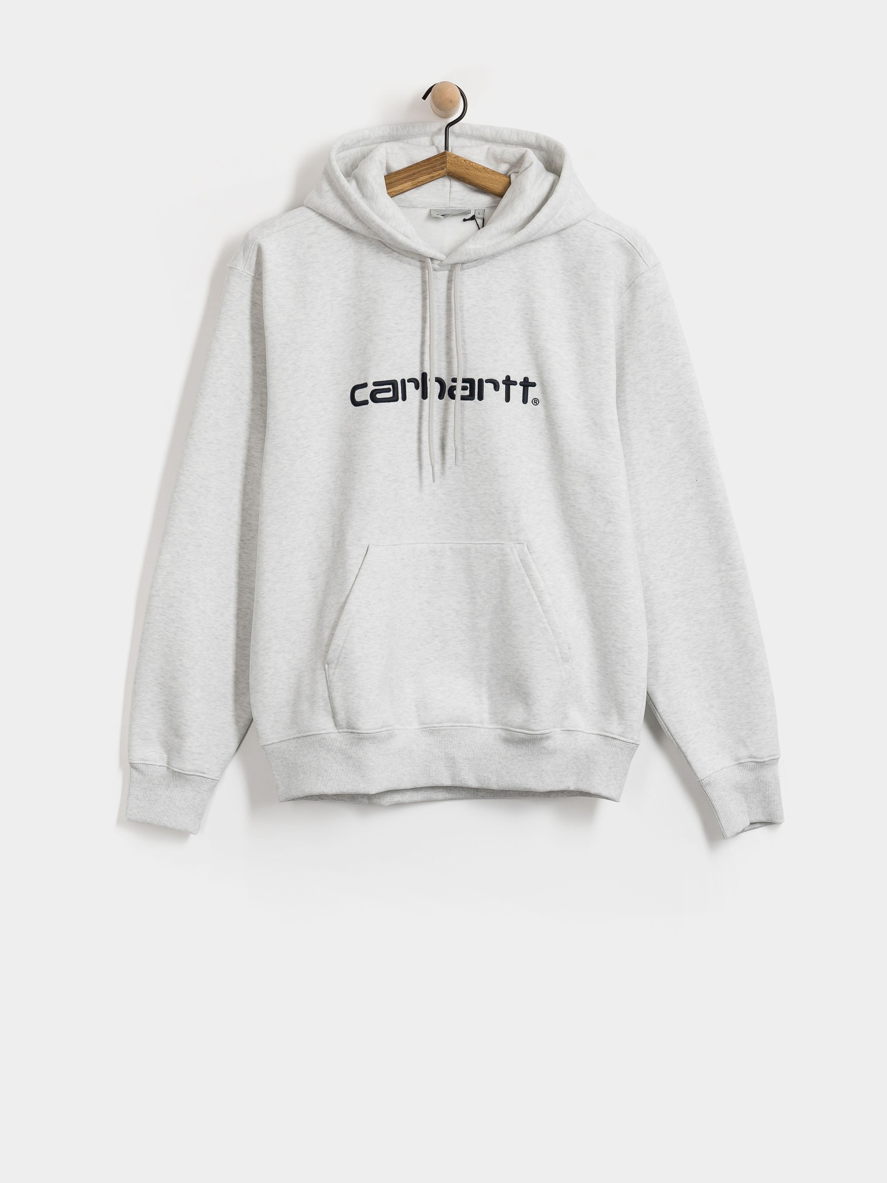 Mikina s kapucí Carhartt WIP Carhartt HD (ash heather/graphite)